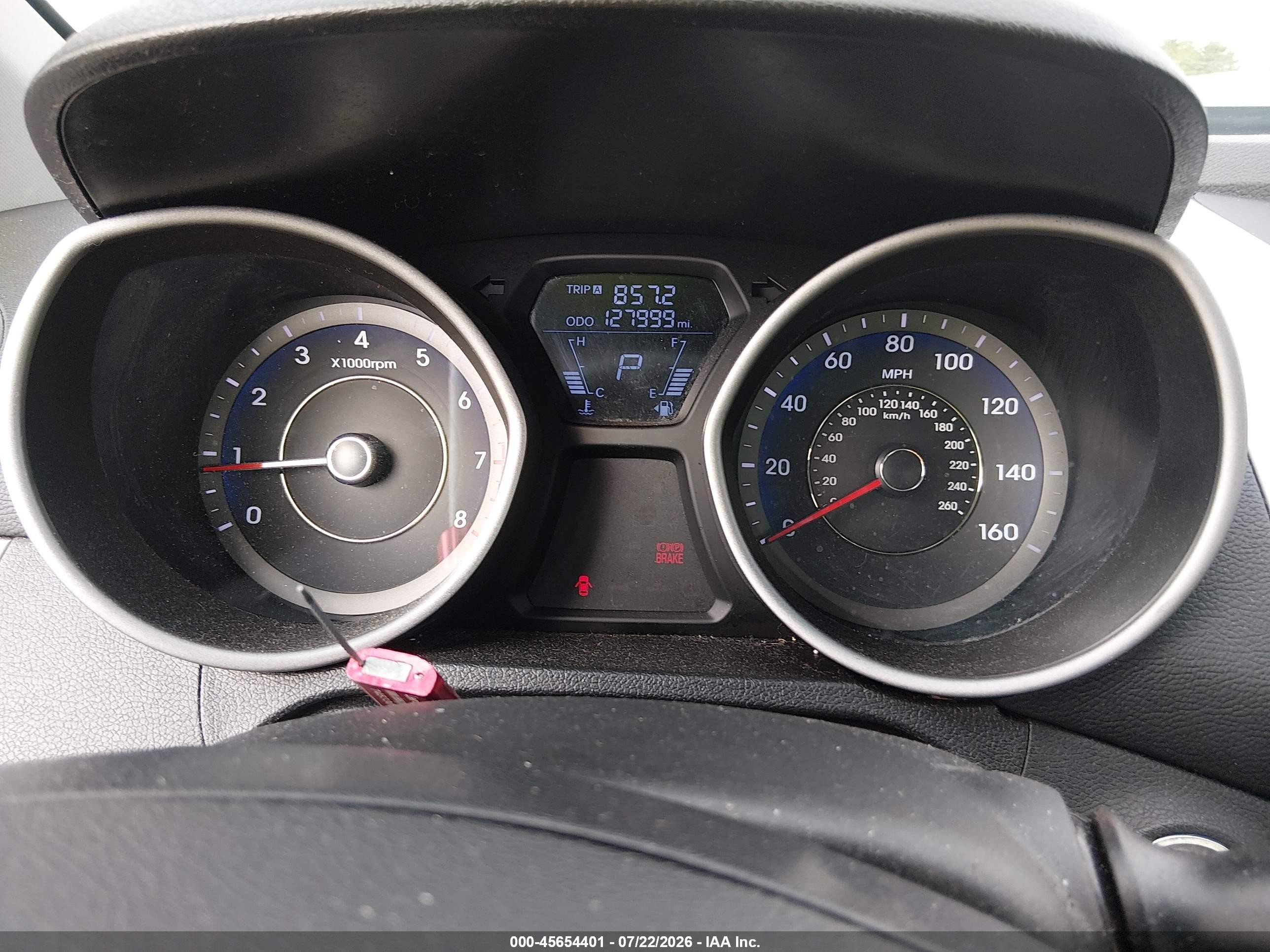 2011 Hyundai Elantra Limited (ulsan Plant) Серый vin: KMHDH4AE6BU081766