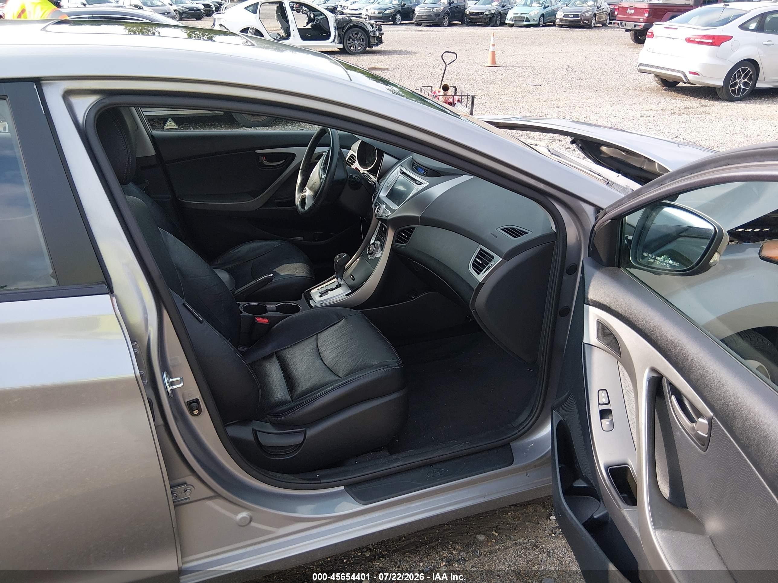 2011 Hyundai Elantra Limited (ulsan Plant) Серый vin: KMHDH4AE6BU081766