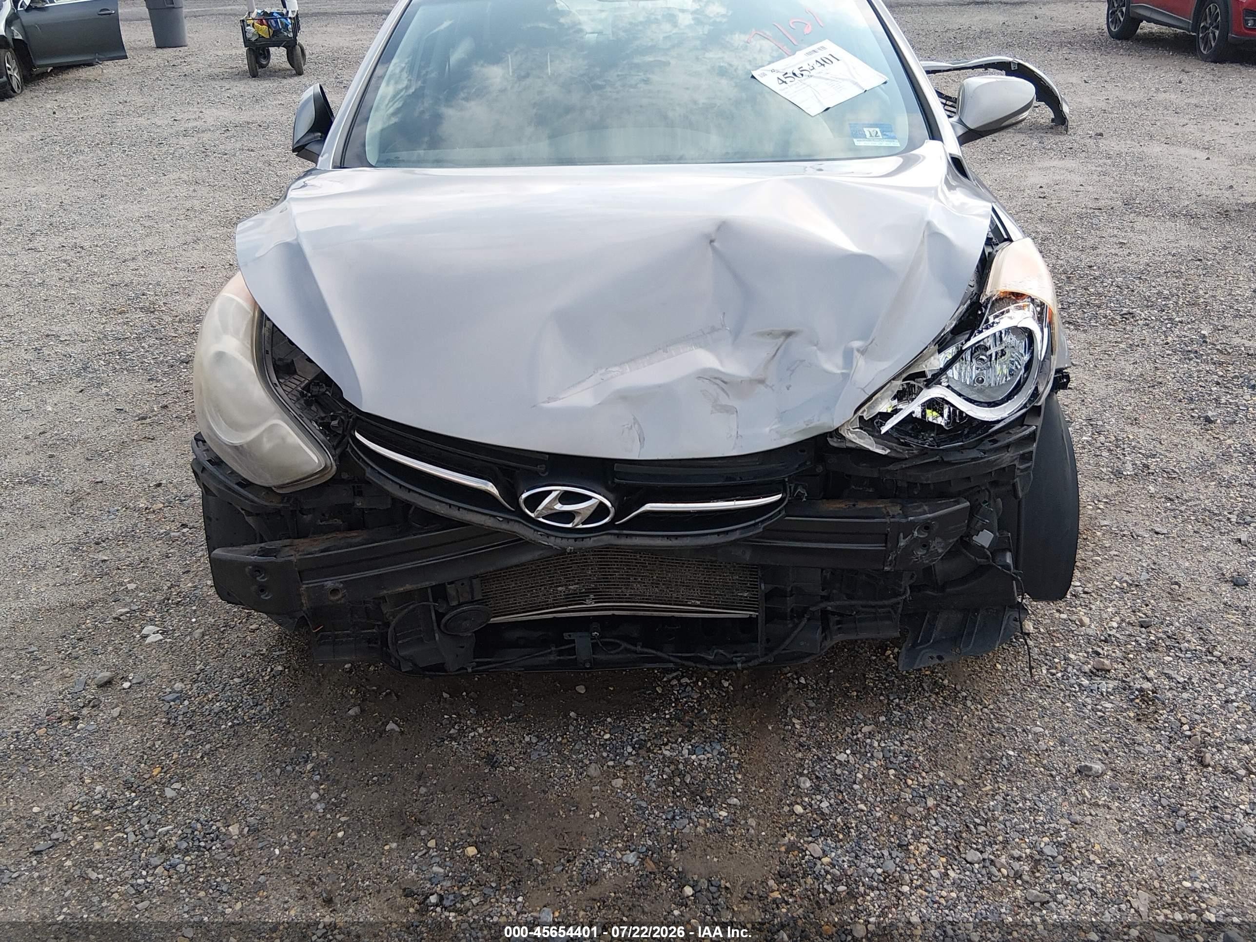 2011 Hyundai Elantra Limited (ulsan Plant) Серый vin: KMHDH4AE6BU081766