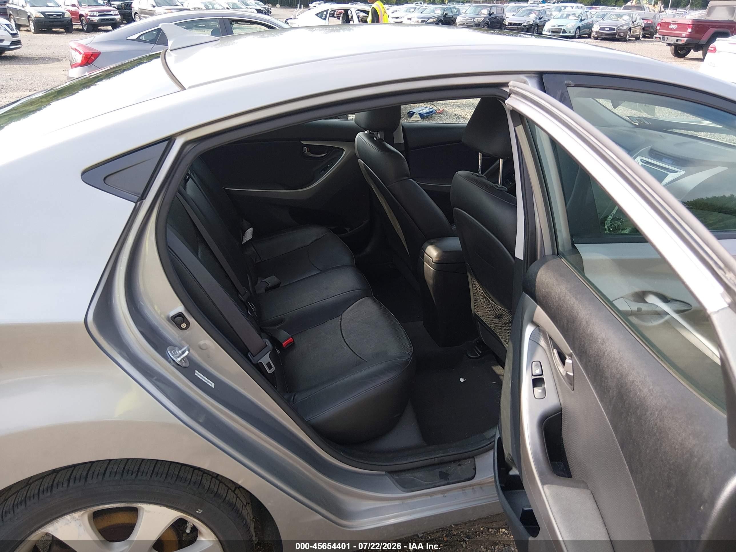 2011 Hyundai Elantra Limited (ulsan Plant) Серый vin: KMHDH4AE6BU081766