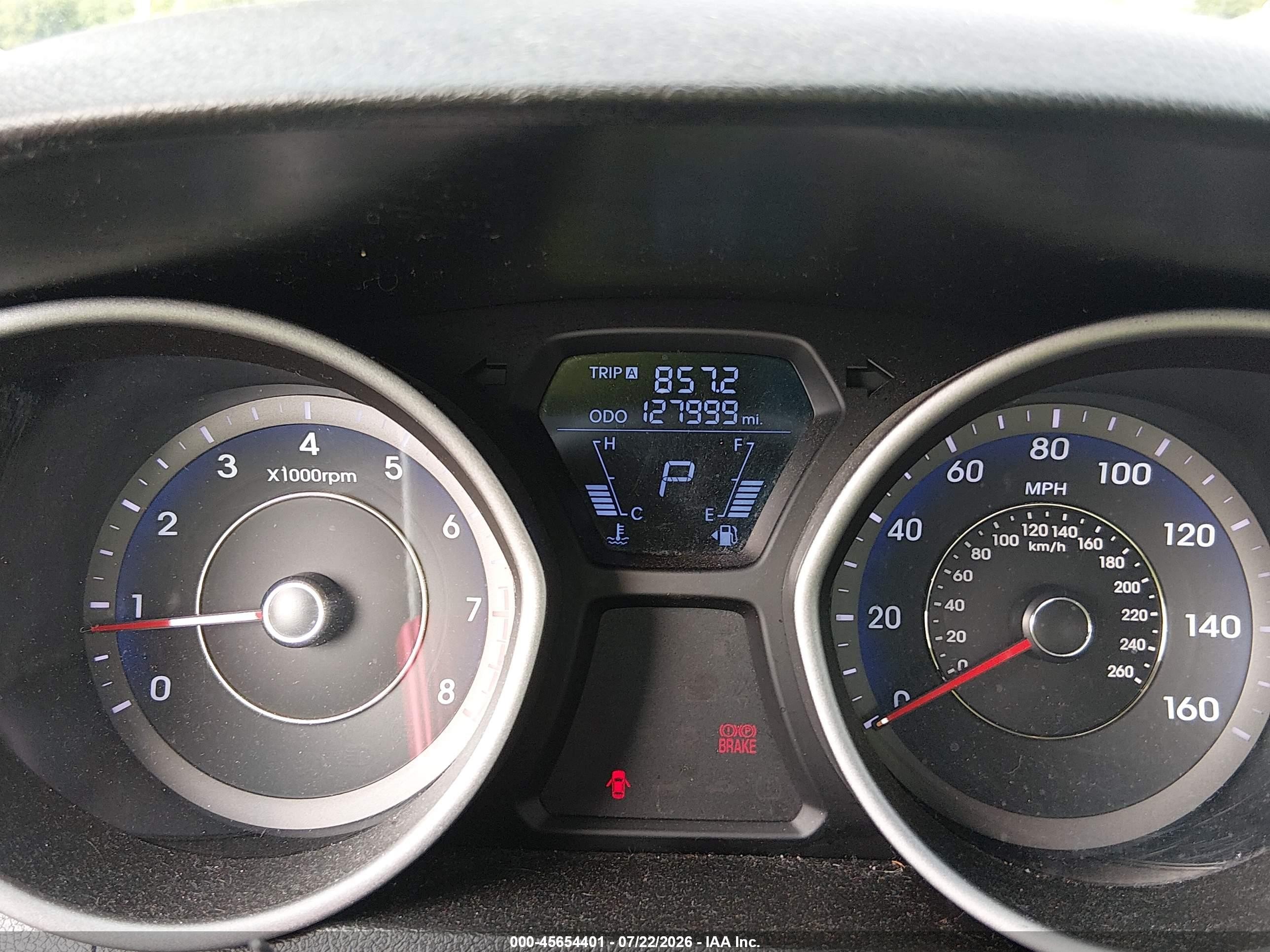 2011 Hyundai Elantra Limited (ulsan Plant) Серый vin: KMHDH4AE6BU081766