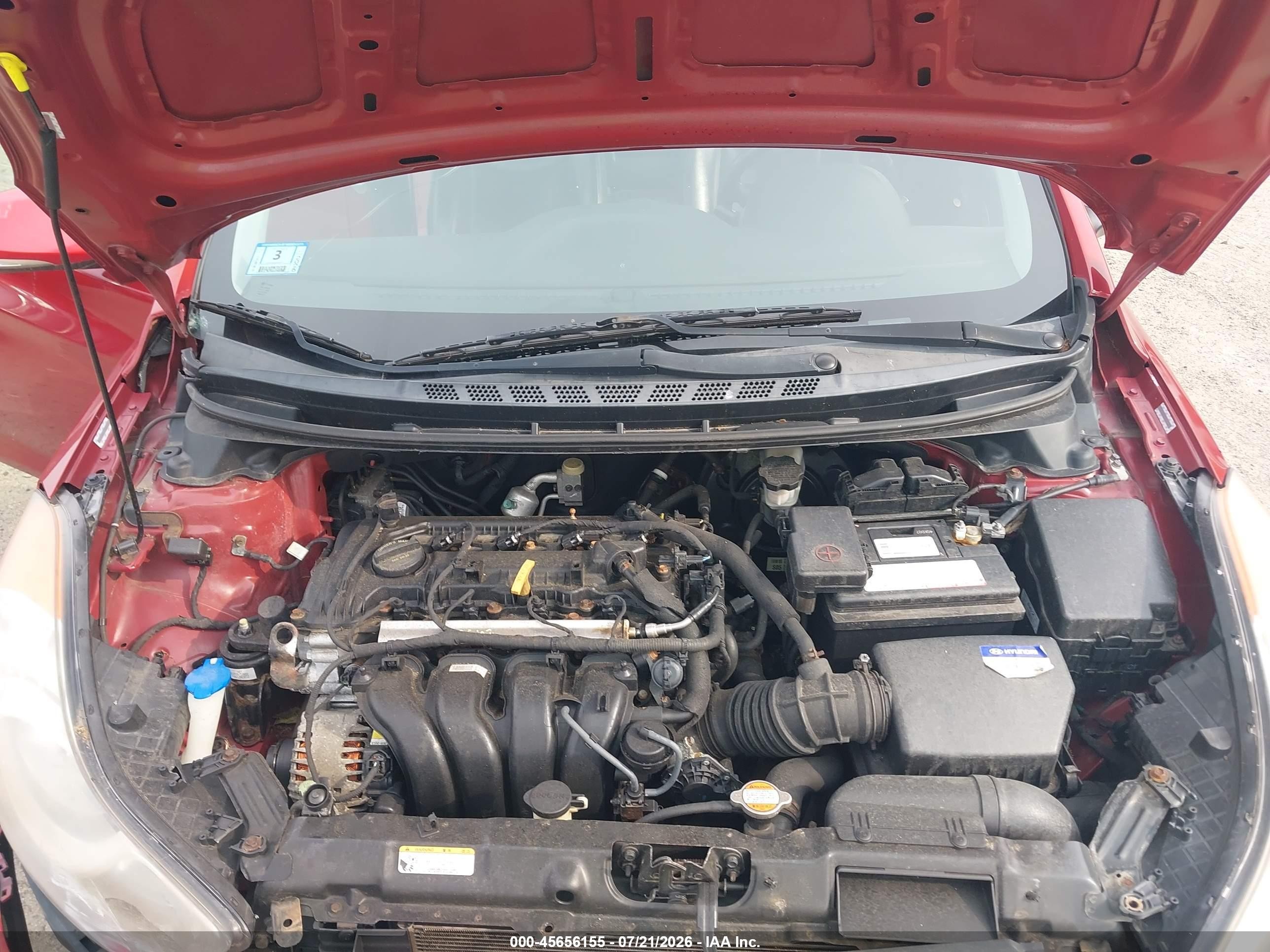 2011 Hyundai Elantra Limited (ulsan Plant) Red vin: KMHDH4AE6BU097577