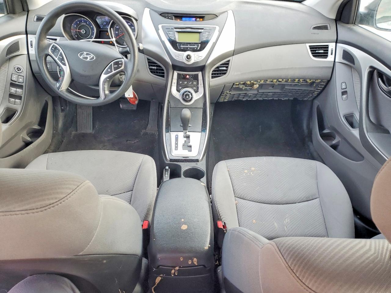 2011 Hyundai Elantra Gls Gray vin: KMHDH4AE6BU106018