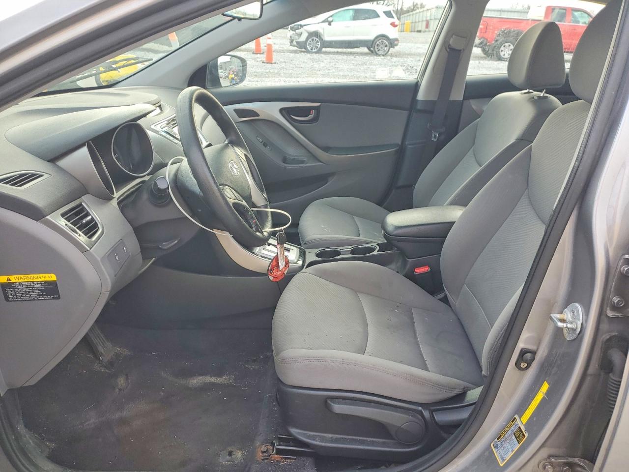 2011 Hyundai Elantra Gls Gray vin: KMHDH4AE6BU106018