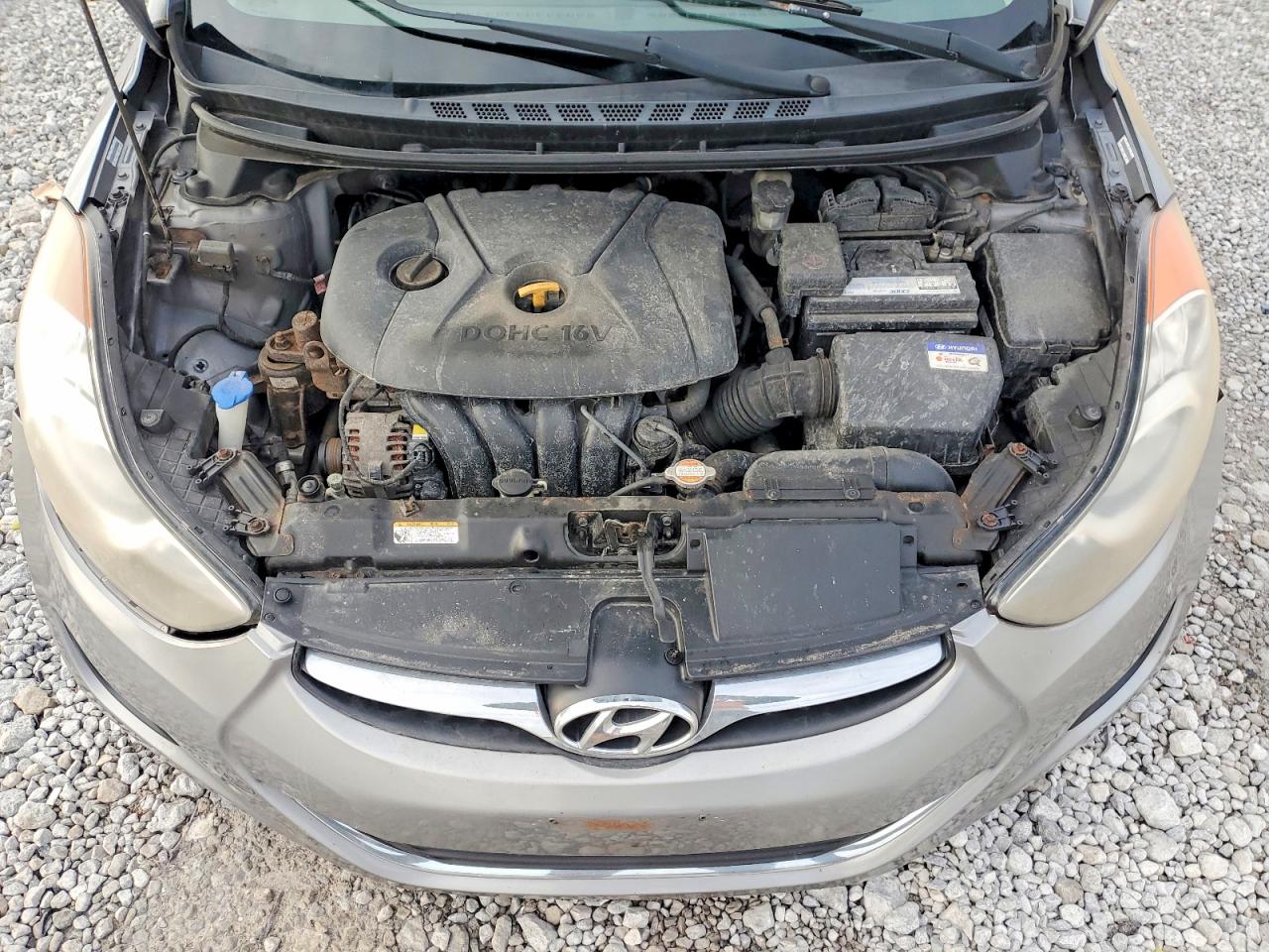 2011 Hyundai Elantra Gls Gray vin: KMHDH4AE6BU106018