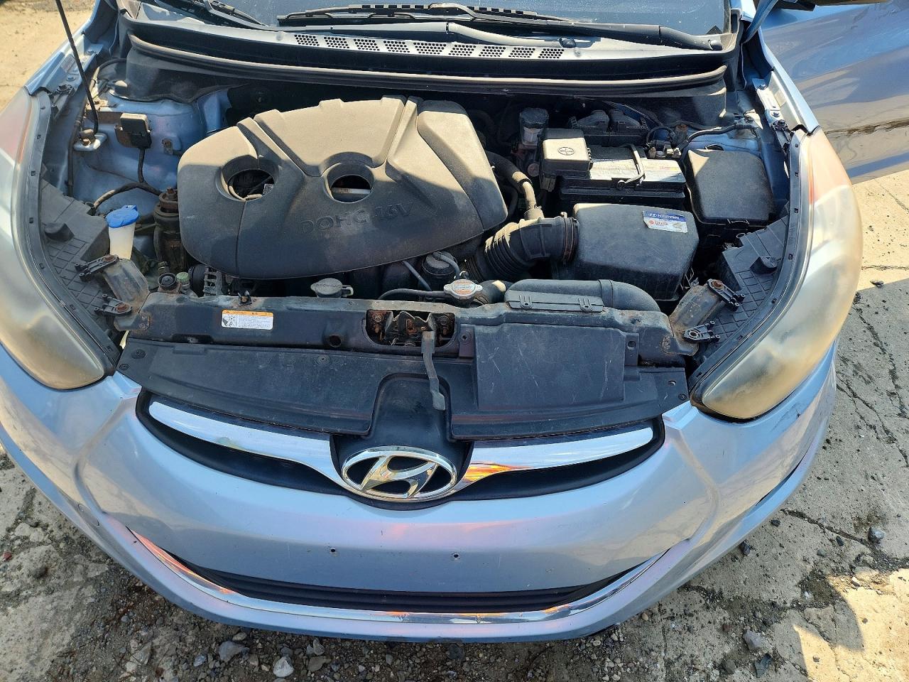 2011 Hyundai Elantra Gls Blue vin: KMHDH4AE6BU106181