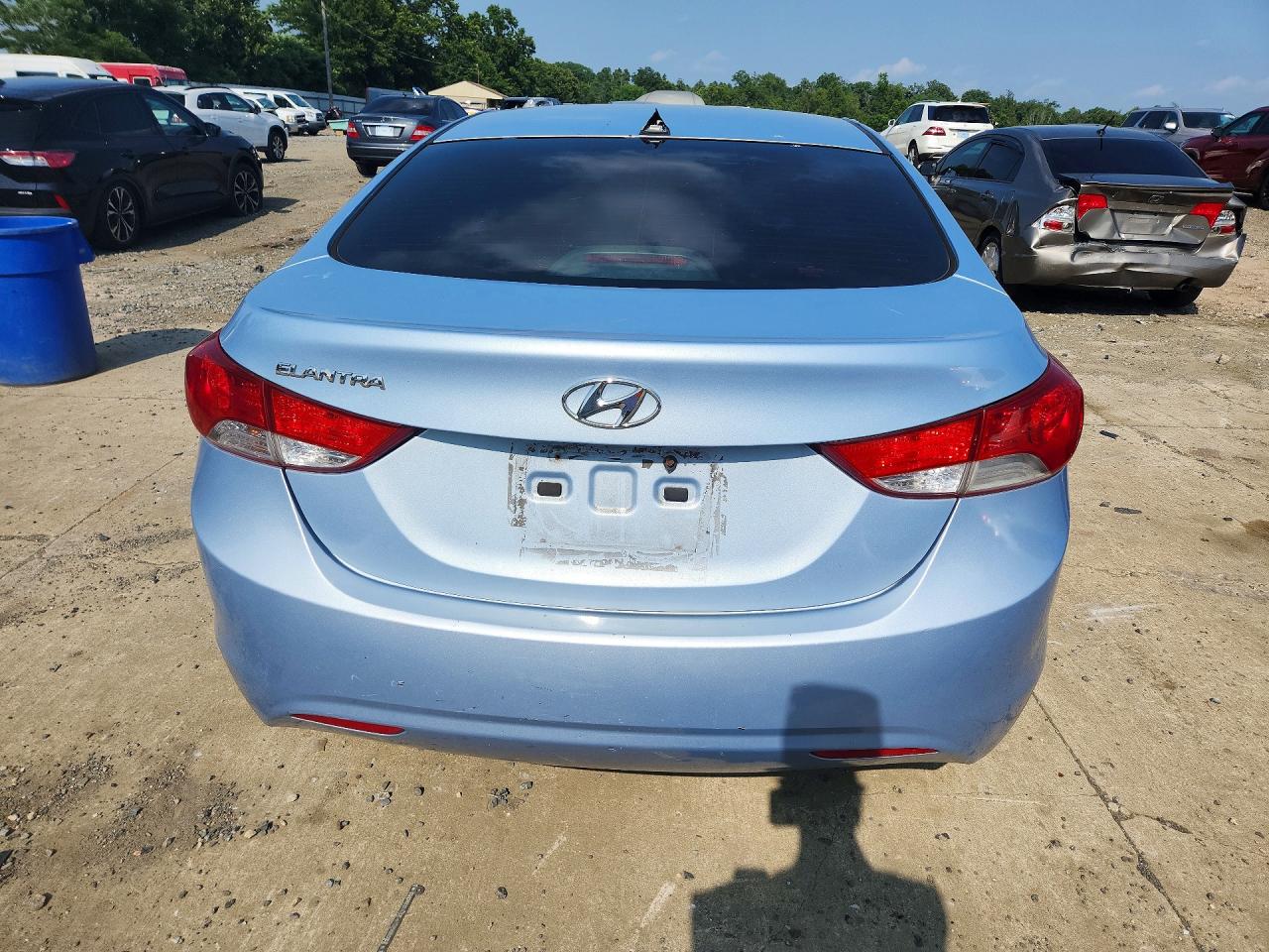 2011 Hyundai Elantra Gls Blue vin: KMHDH4AE6BU106181