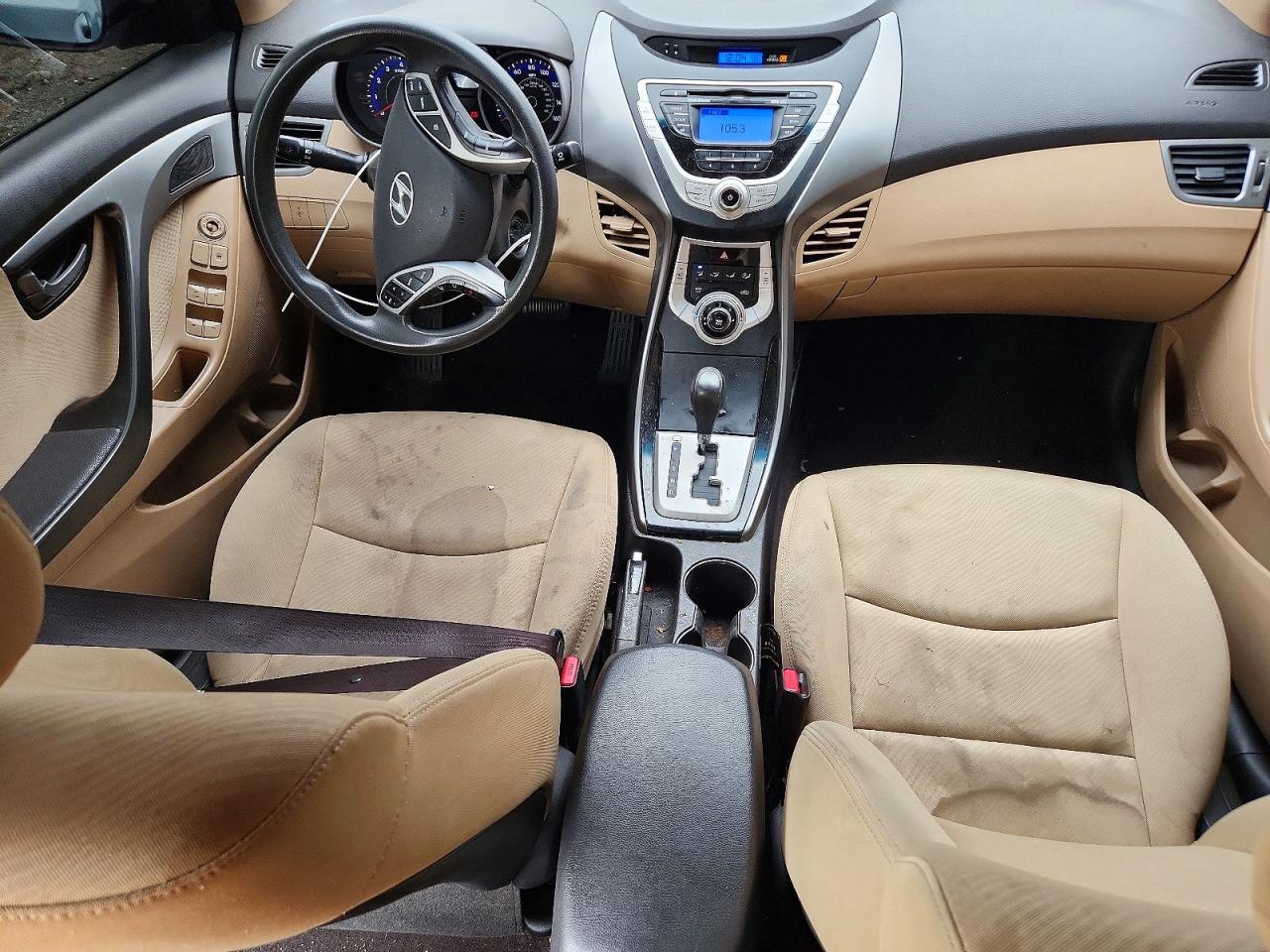 2011 Hyundai Elantra Gls Blue vin: KMHDH4AE6BU106181