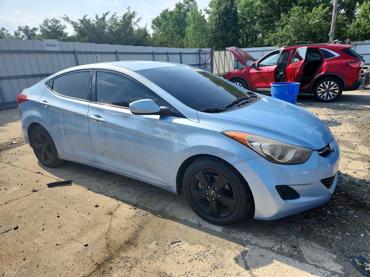 2011 Hyundai Elantra Gls Blue vin: KMHDH4AE6BU106181