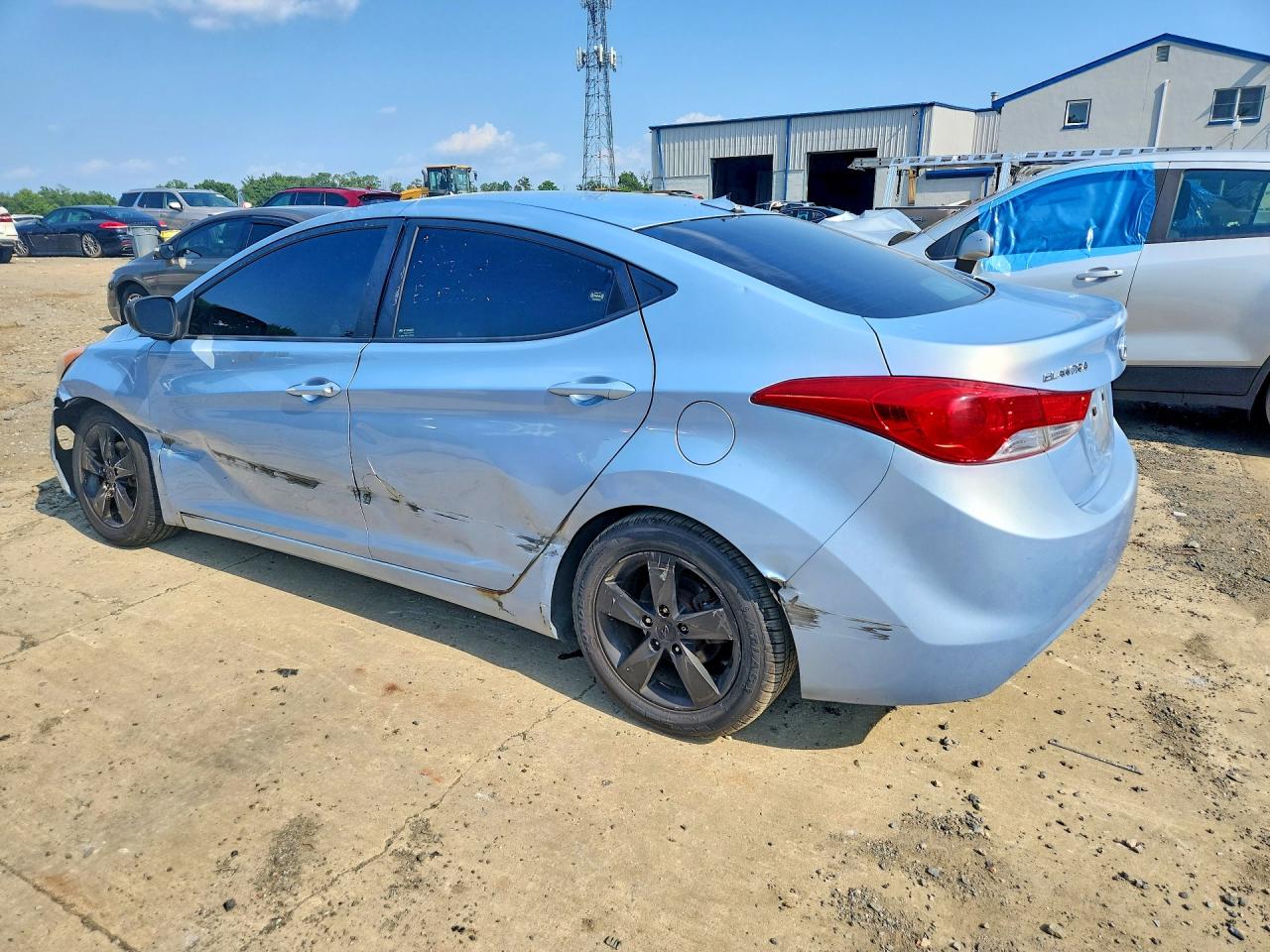 2011 Hyundai Elantra Gls Blue vin: KMHDH4AE6BU106181