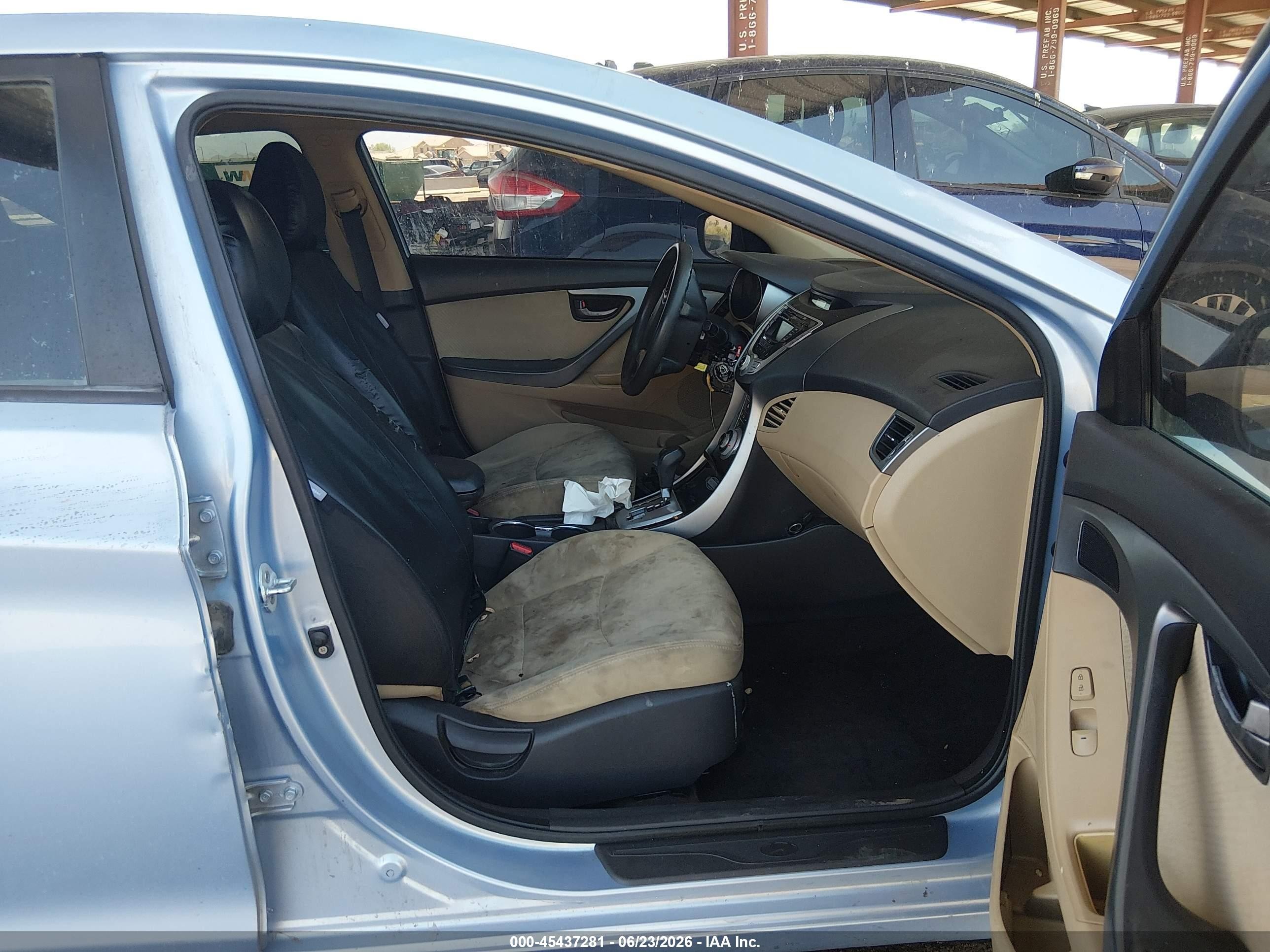 2011 Hyundai Elantra Gls (ulsan Plant) Light Blue vin: KMHDH4AE6BU109226