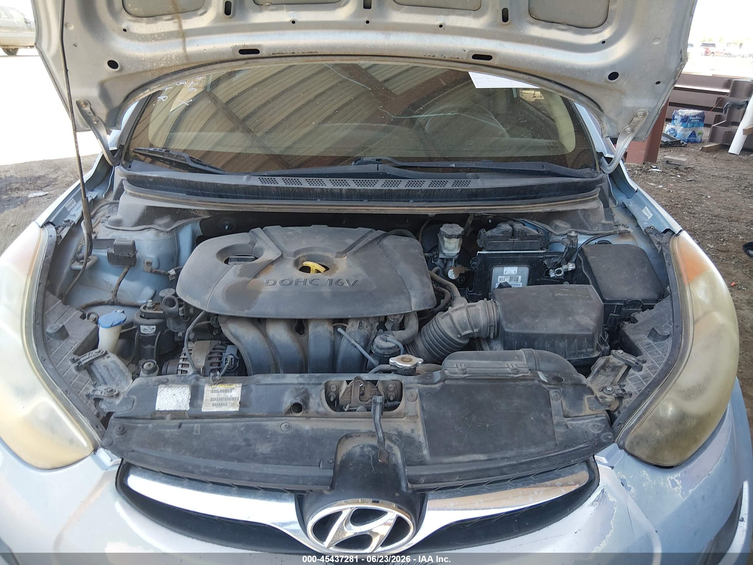 2011 Hyundai Elantra Gls (ulsan Plant) Light Blue vin: KMHDH4AE6BU109226