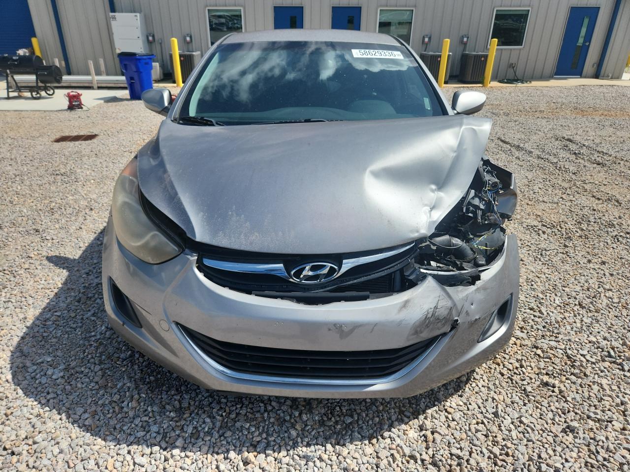 2011 Hyundai Elantra Gls Gray vin: KMHDH4AE6BU125944