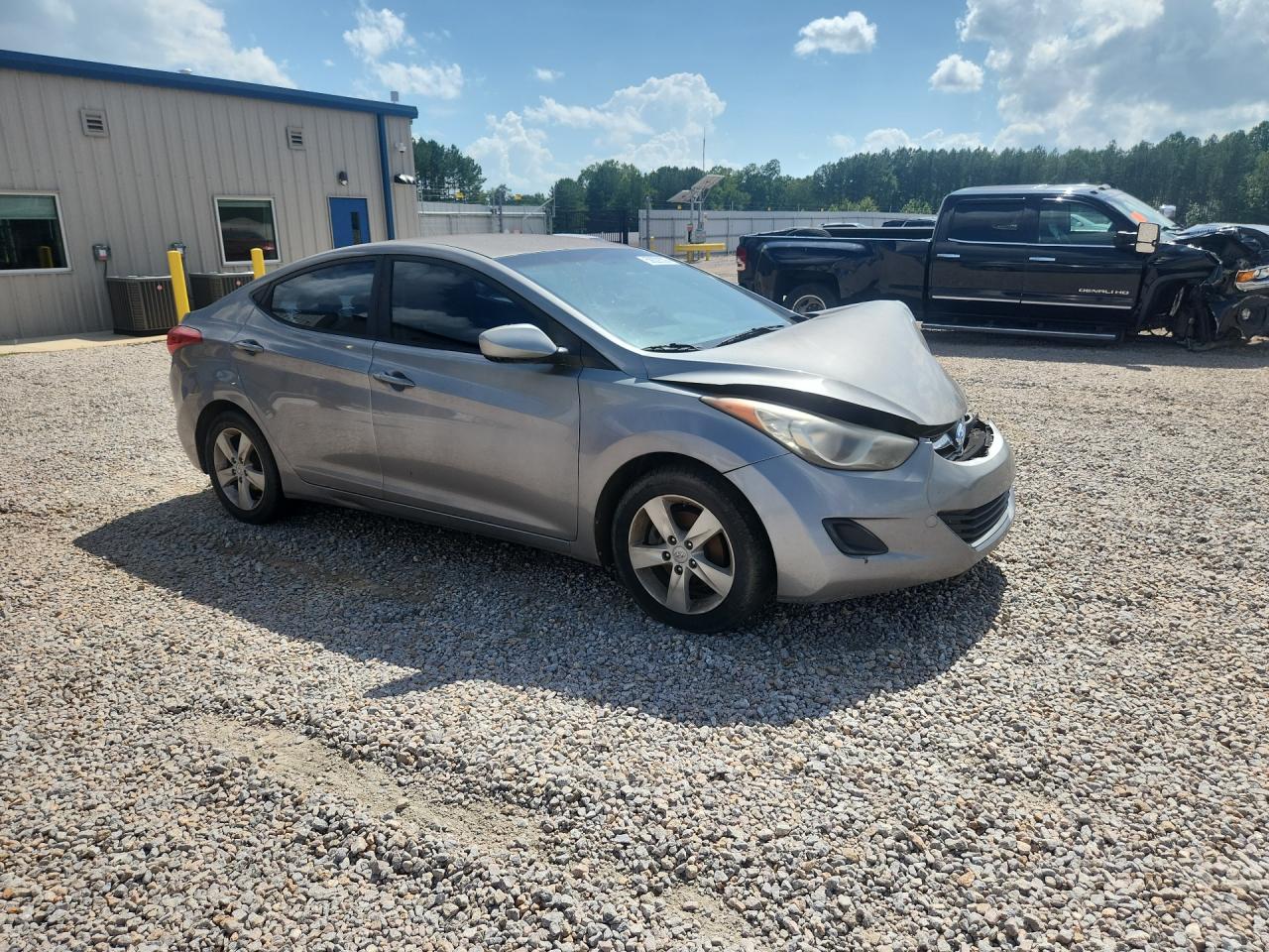 2011 Hyundai Elantra Gls Gray vin: KMHDH4AE6BU125944