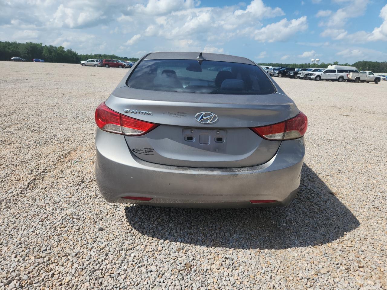 2011 Hyundai Elantra Gls Gray vin: KMHDH4AE6BU125944