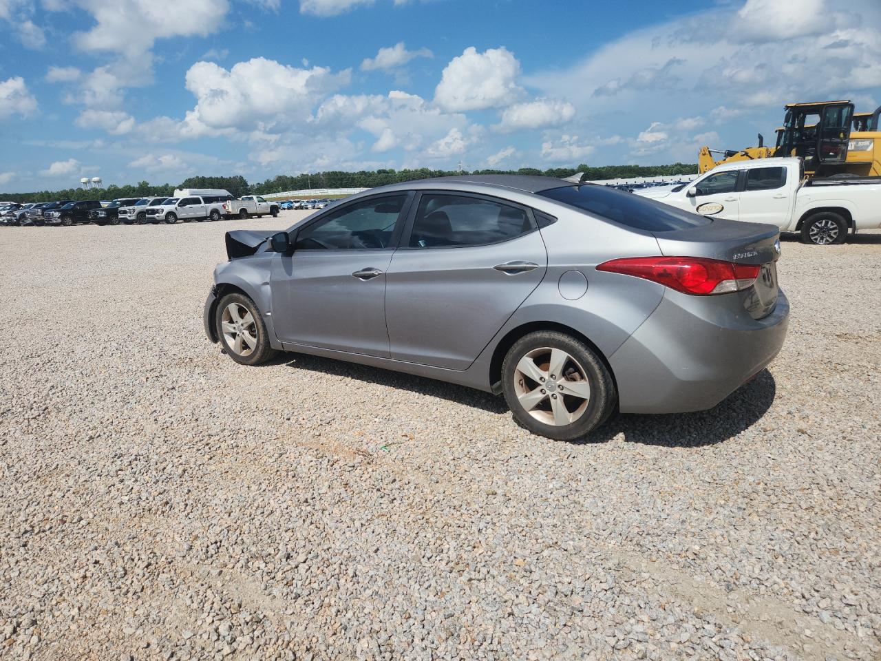 2011 Hyundai Elantra Gls Gray vin: KMHDH4AE6BU125944