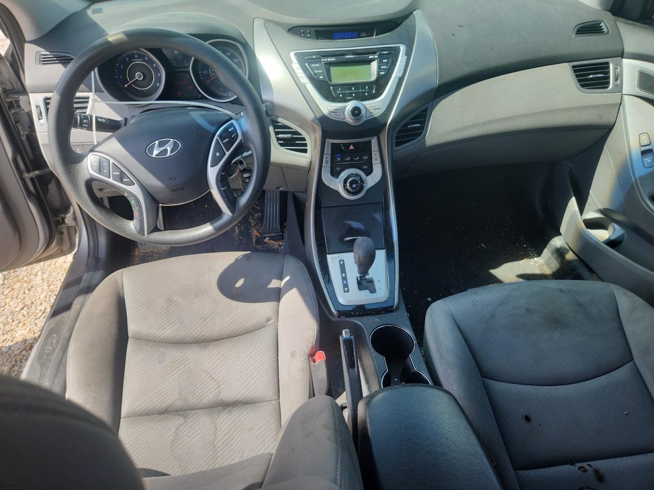 2011 Hyundai Elantra Gls Gray vin: KMHDH4AE6BU125944