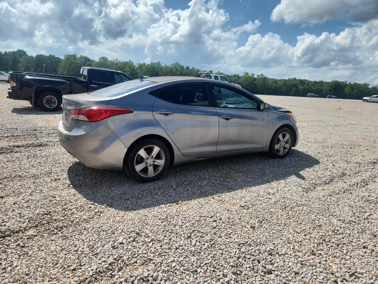 2011 Hyundai Elantra Gls Gray vin: KMHDH4AE6BU125944