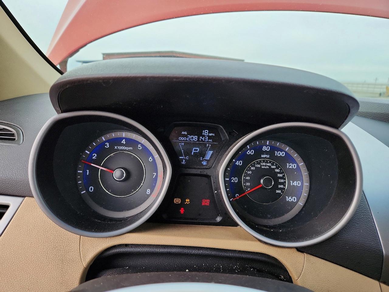 2011 Hyundai Elantra Gls Red vin: KMHDH4AE6BU132571