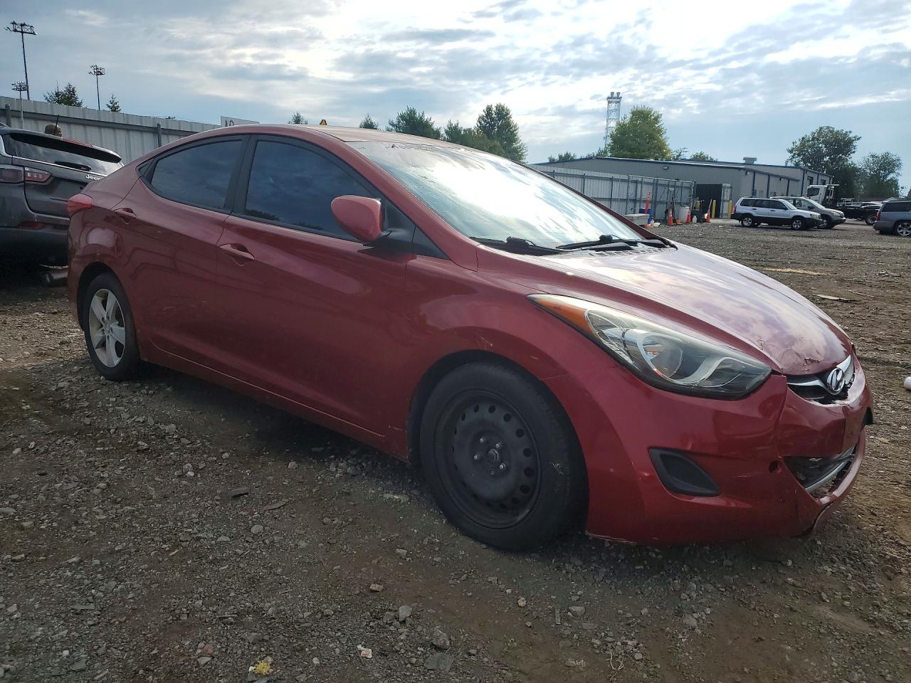 2011 Hyundai Elantra Gls Red vin: KMHDH4AE6BU137124