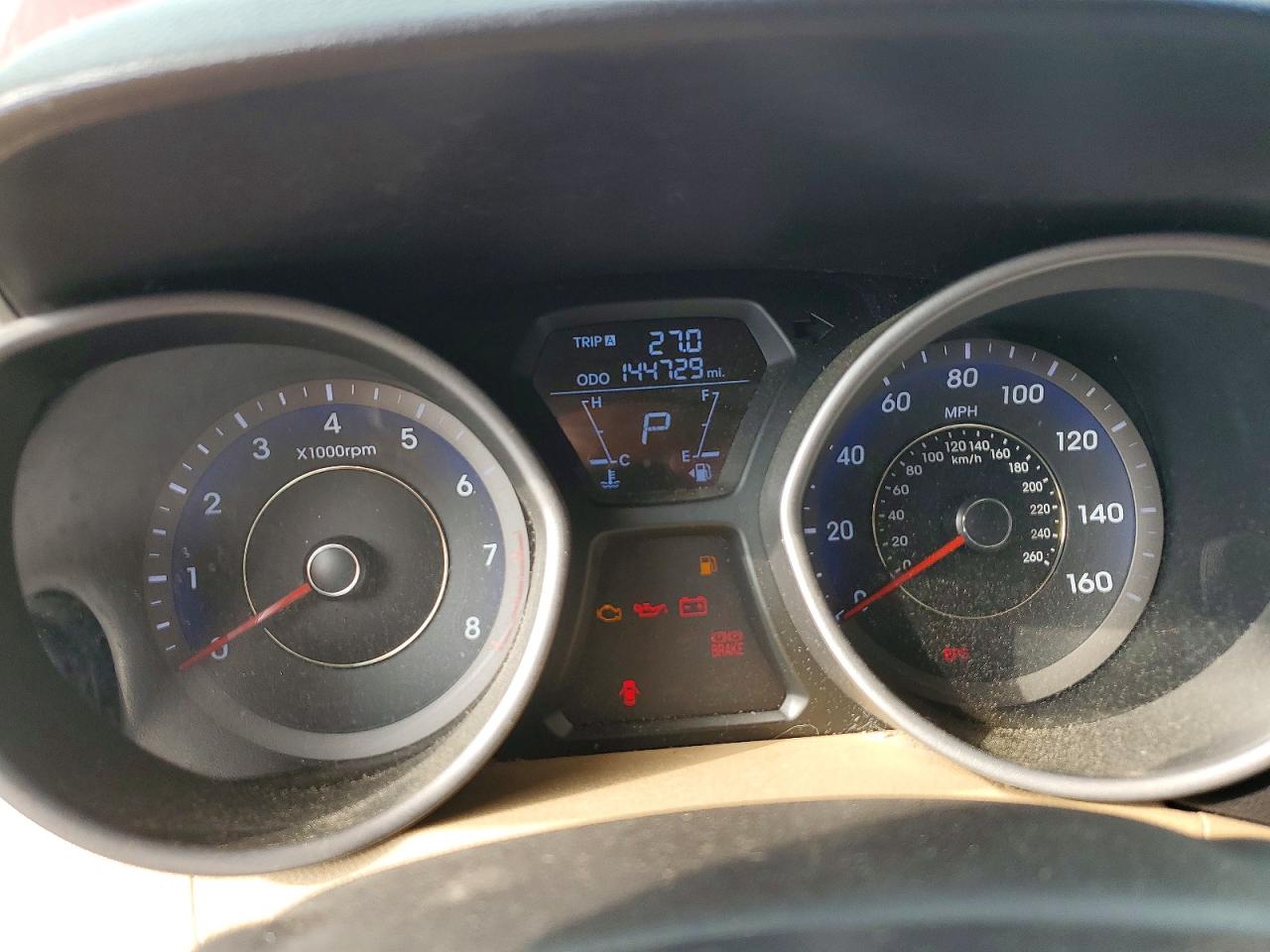 2011 Hyundai Elantra Gls Red vin: KMHDH4AE6BU137124