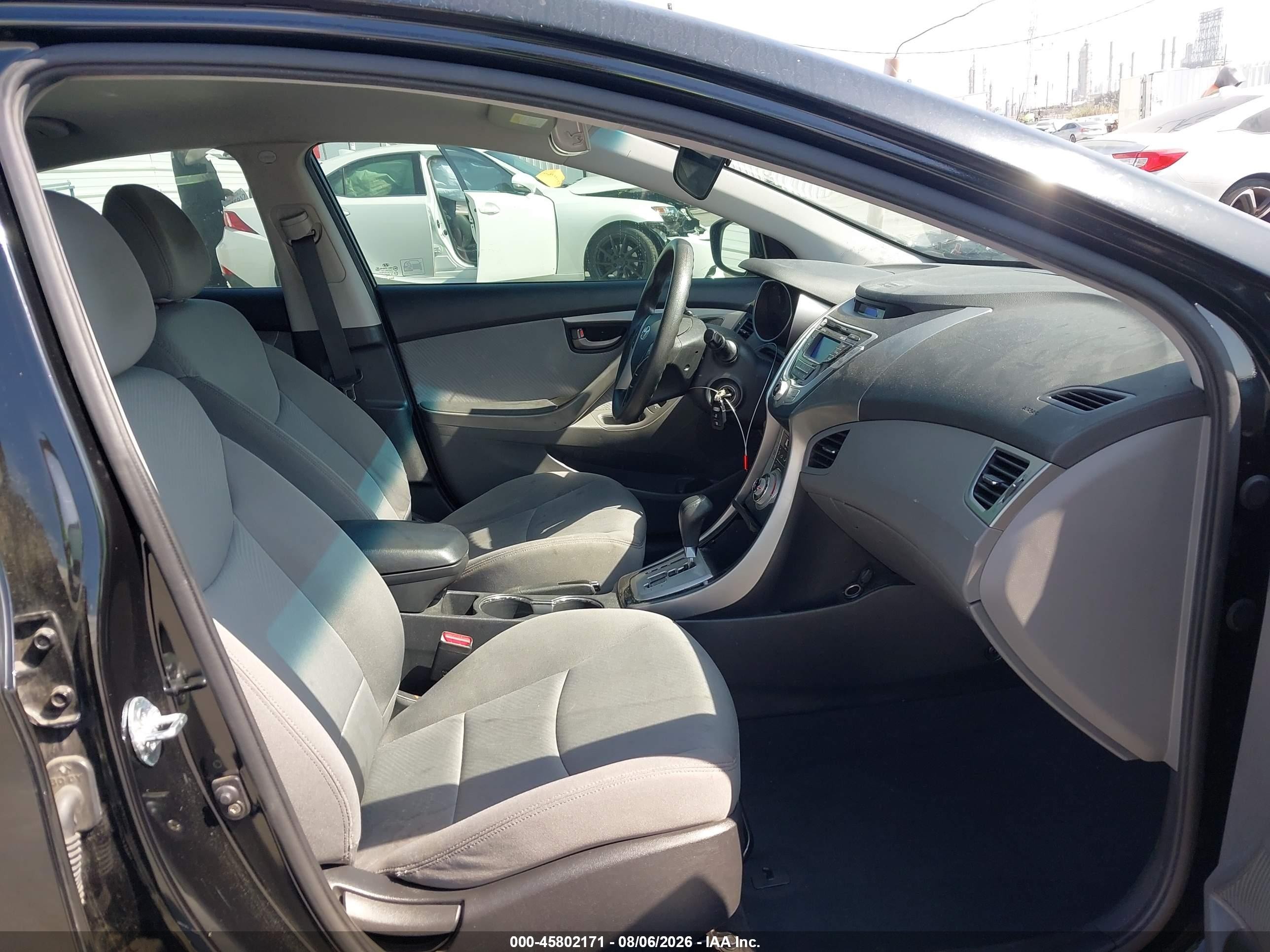 2011 Hyundai Elantra Gls (ulsan Plant) Черный vin: KMHDH4AE6BU152092