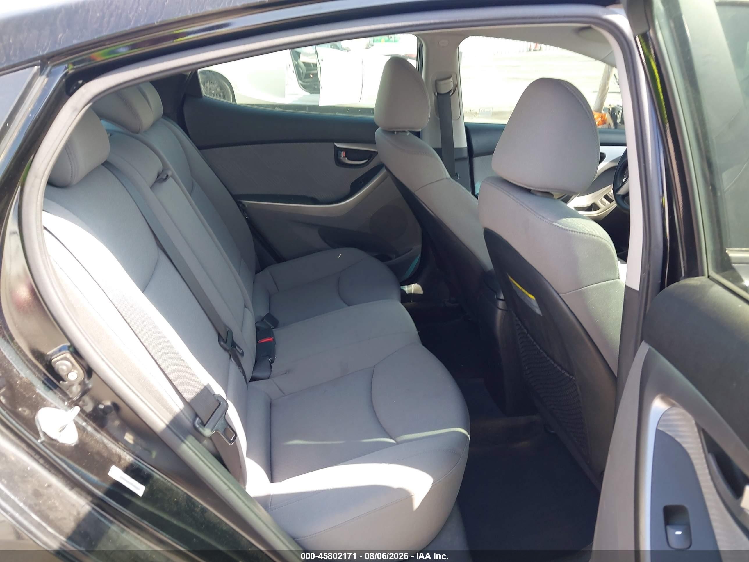 2011 Hyundai Elantra Gls (ulsan Plant) Черный vin: KMHDH4AE6BU152092