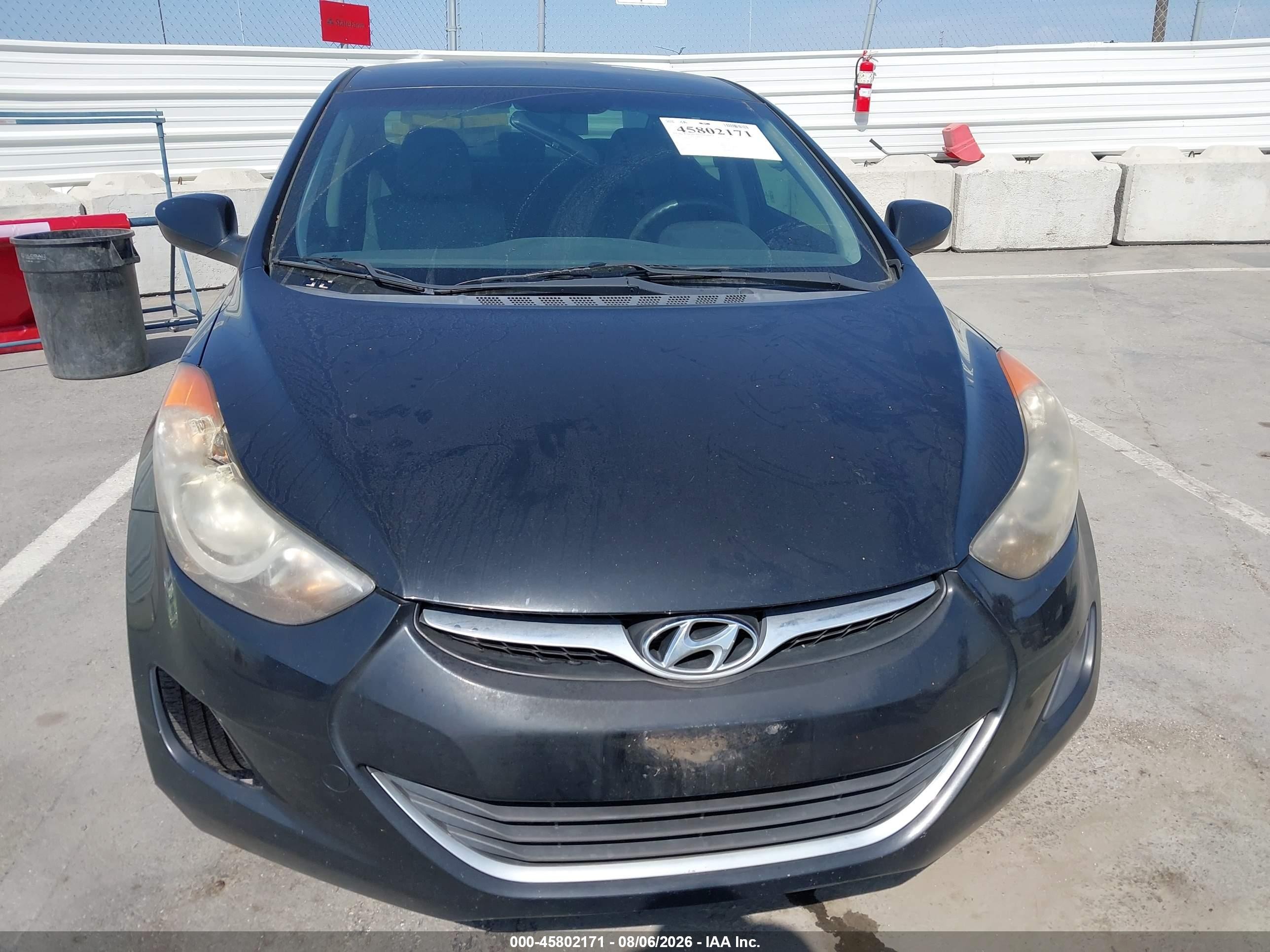 2011 Hyundai Elantra Gls (ulsan Plant) Черный vin: KMHDH4AE6BU152092