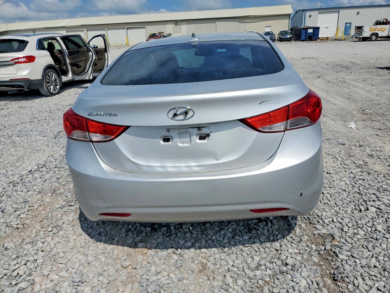 2011 Hyundai Elantra Gls Silver vin: KMHDH4AE6BU155560