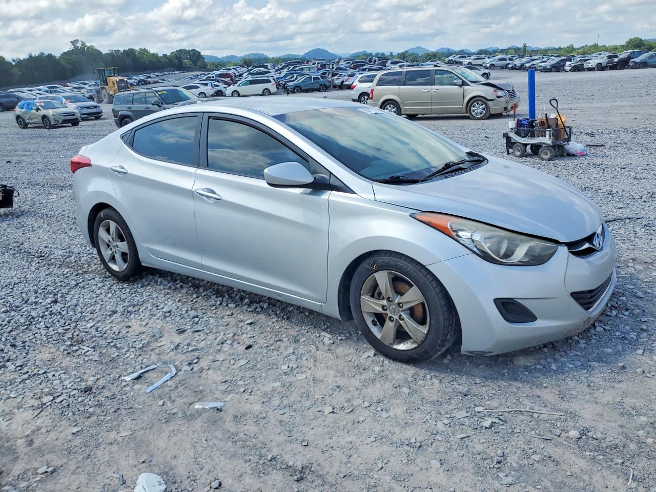 2011 Hyundai Elantra Gls Silver vin: KMHDH4AE6BU155560