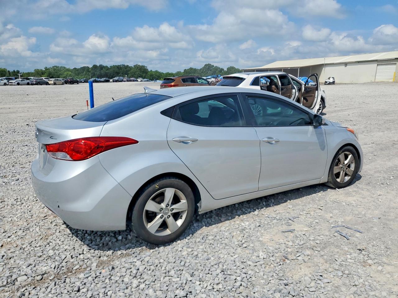2011 Hyundai Elantra Gls Silver vin: KMHDH4AE6BU155560