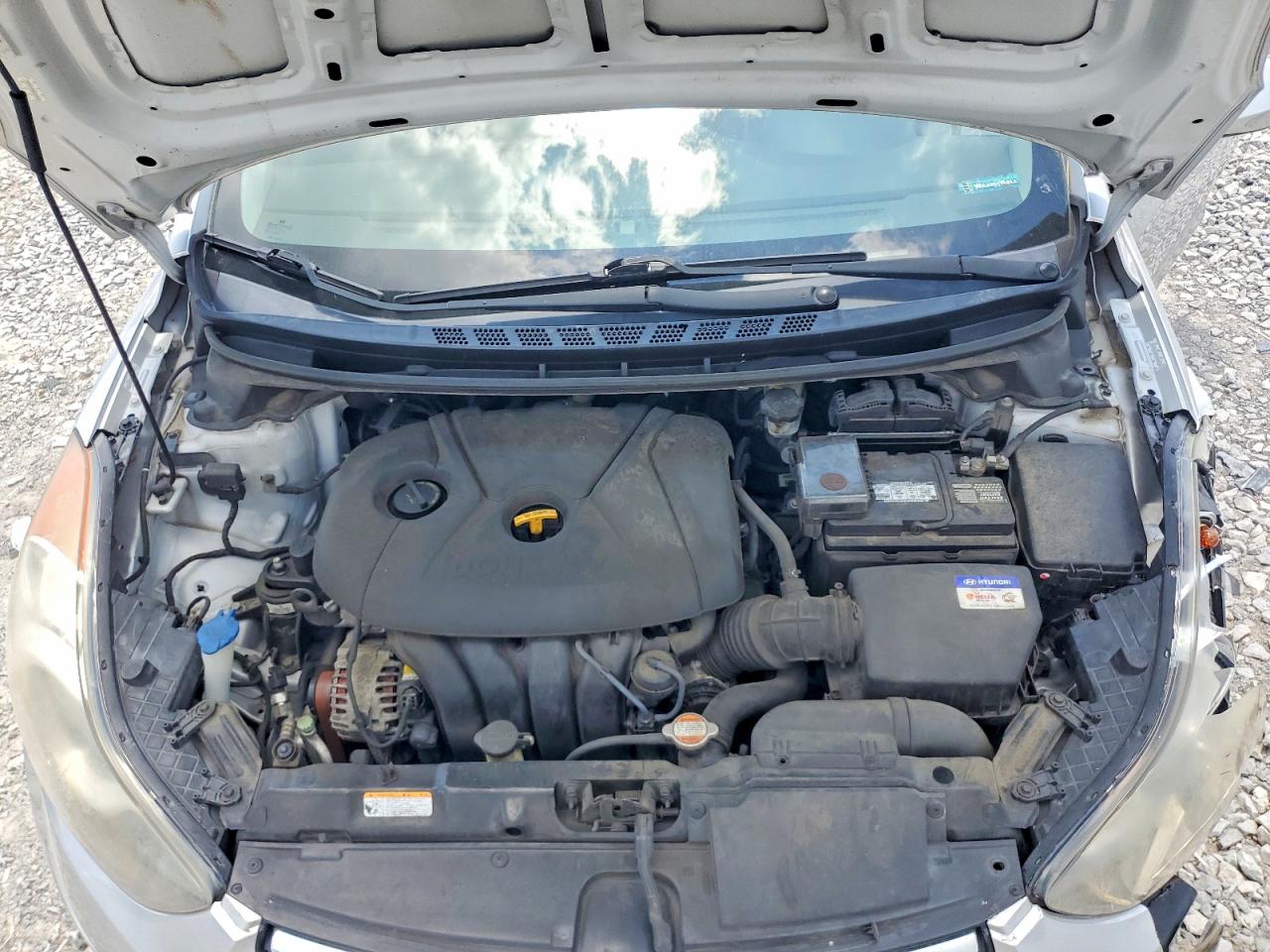 2011 Hyundai Elantra Gls Silver vin: KMHDH4AE6BU155560