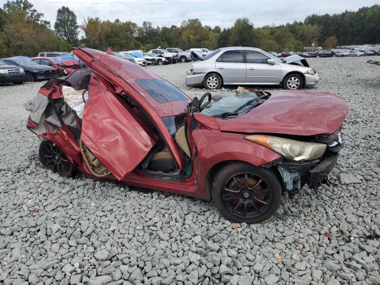 2011 Hyundai Elantra Limited Red vin: KMHDH4AE6BU169085
