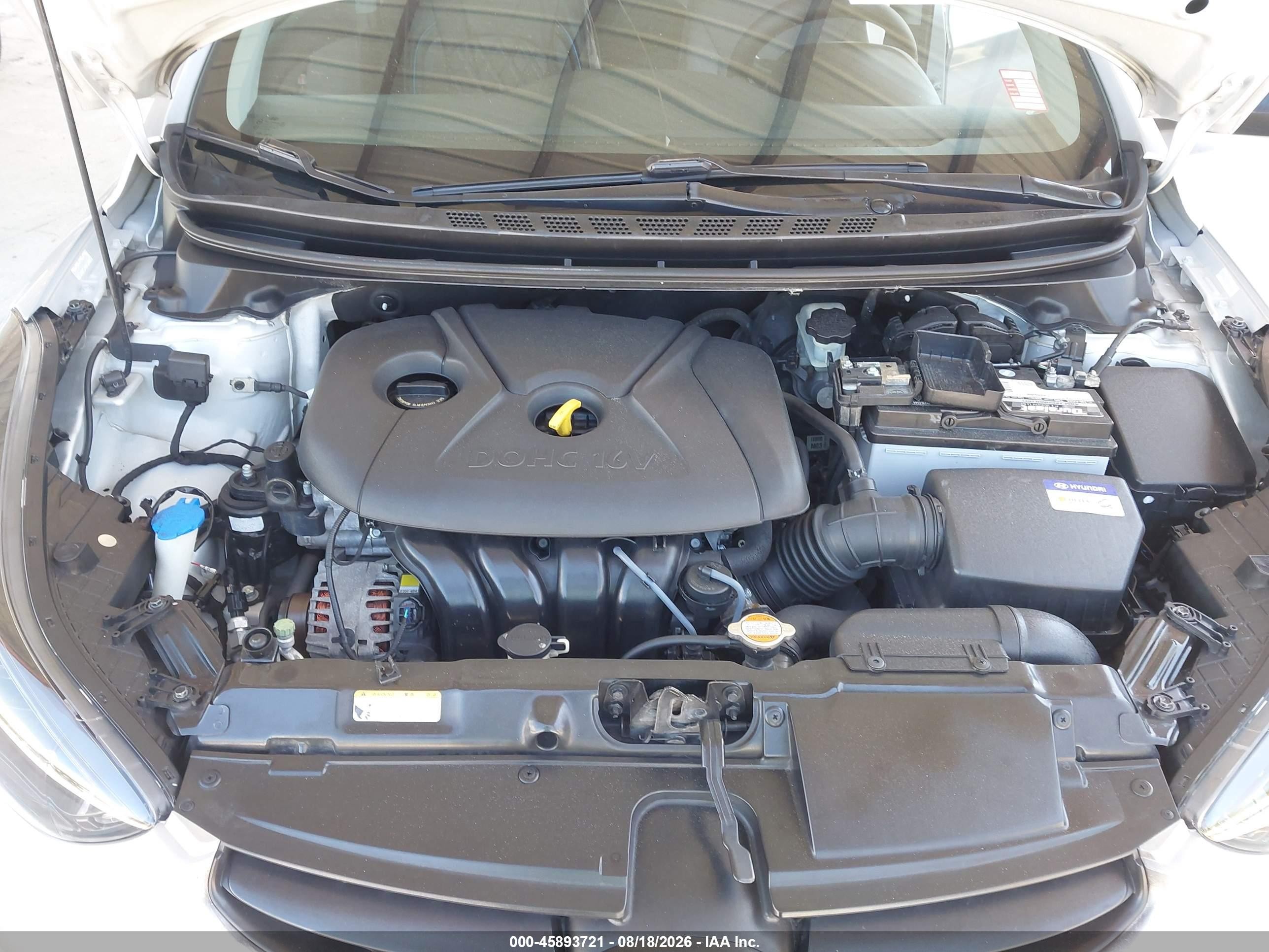 2012 Hyundai Elantra Gls (ulsan Plant) Silver vin: KMHDH4AE6CU176068