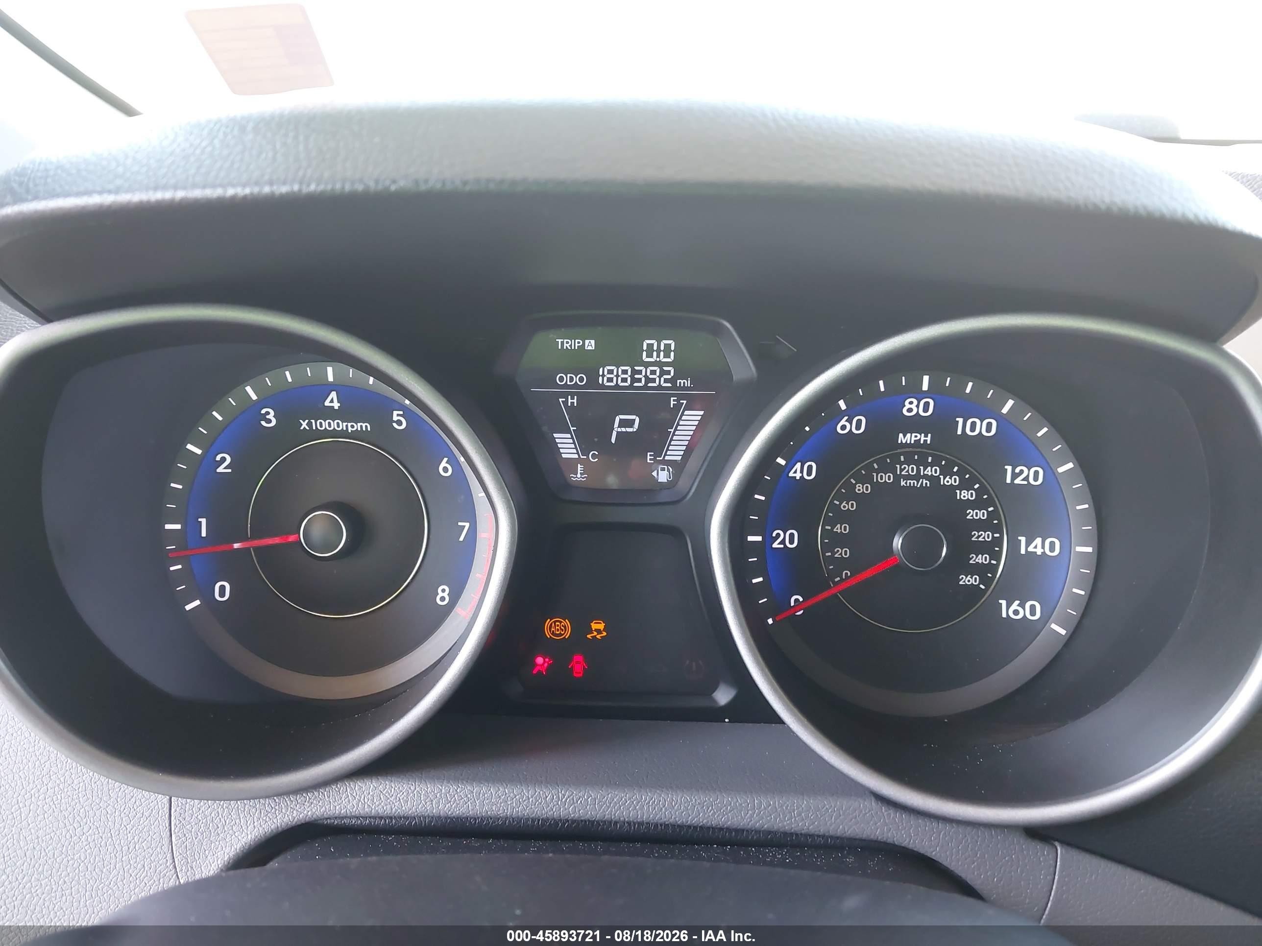 2012 Hyundai Elantra Gls (ulsan Plant) Silver vin: KMHDH4AE6CU176068