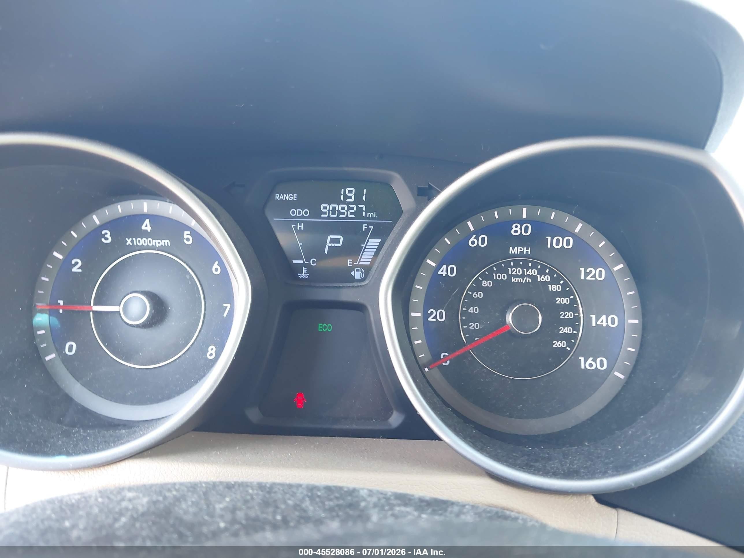 2012 Hyundai Elantra Gls (ulsan Plant) Red vin: KMHDH4AE6CU194652