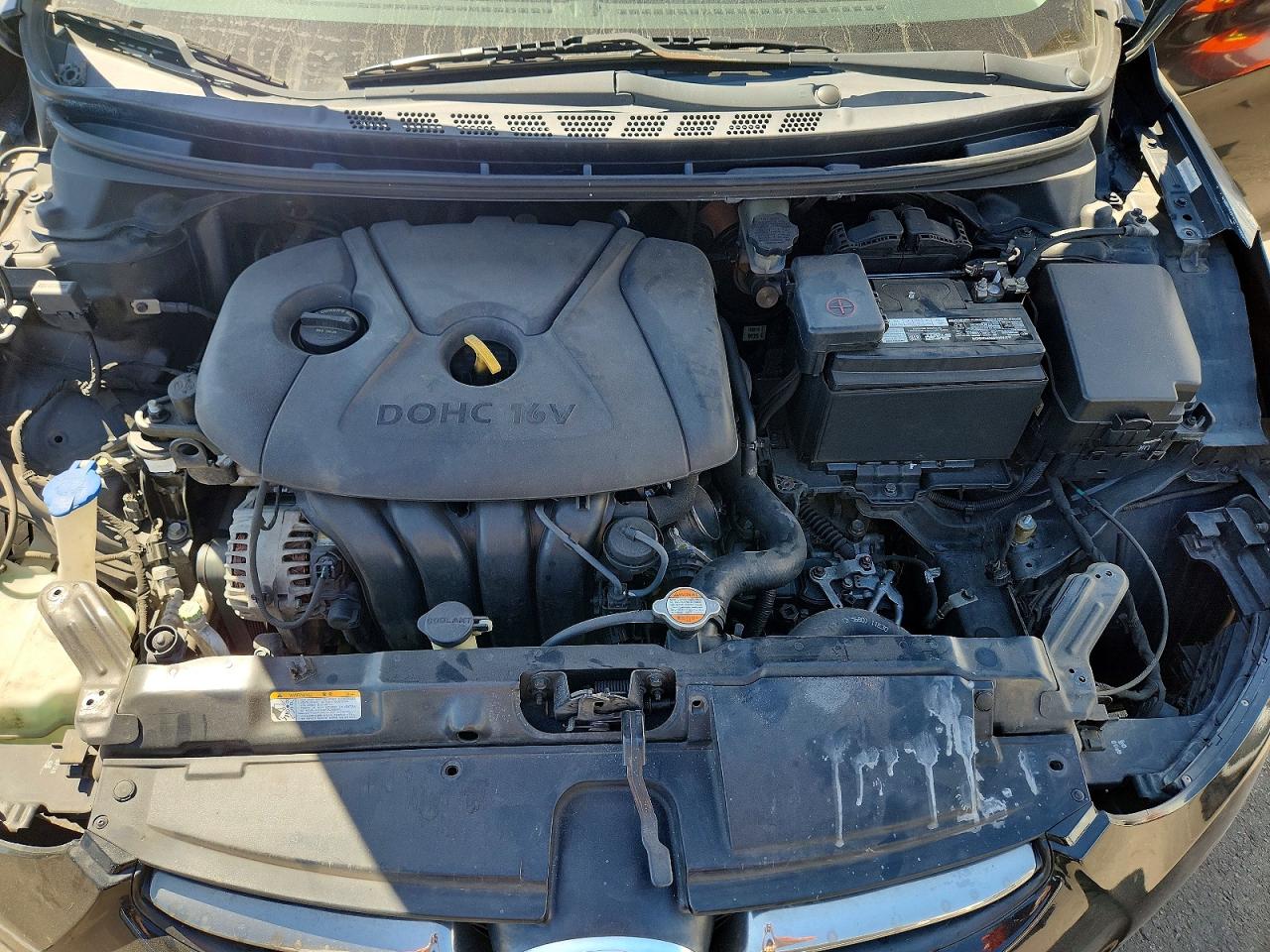 2012 Hyundai Elantra Limited Черный vin: KMHDH4AE6CU208100