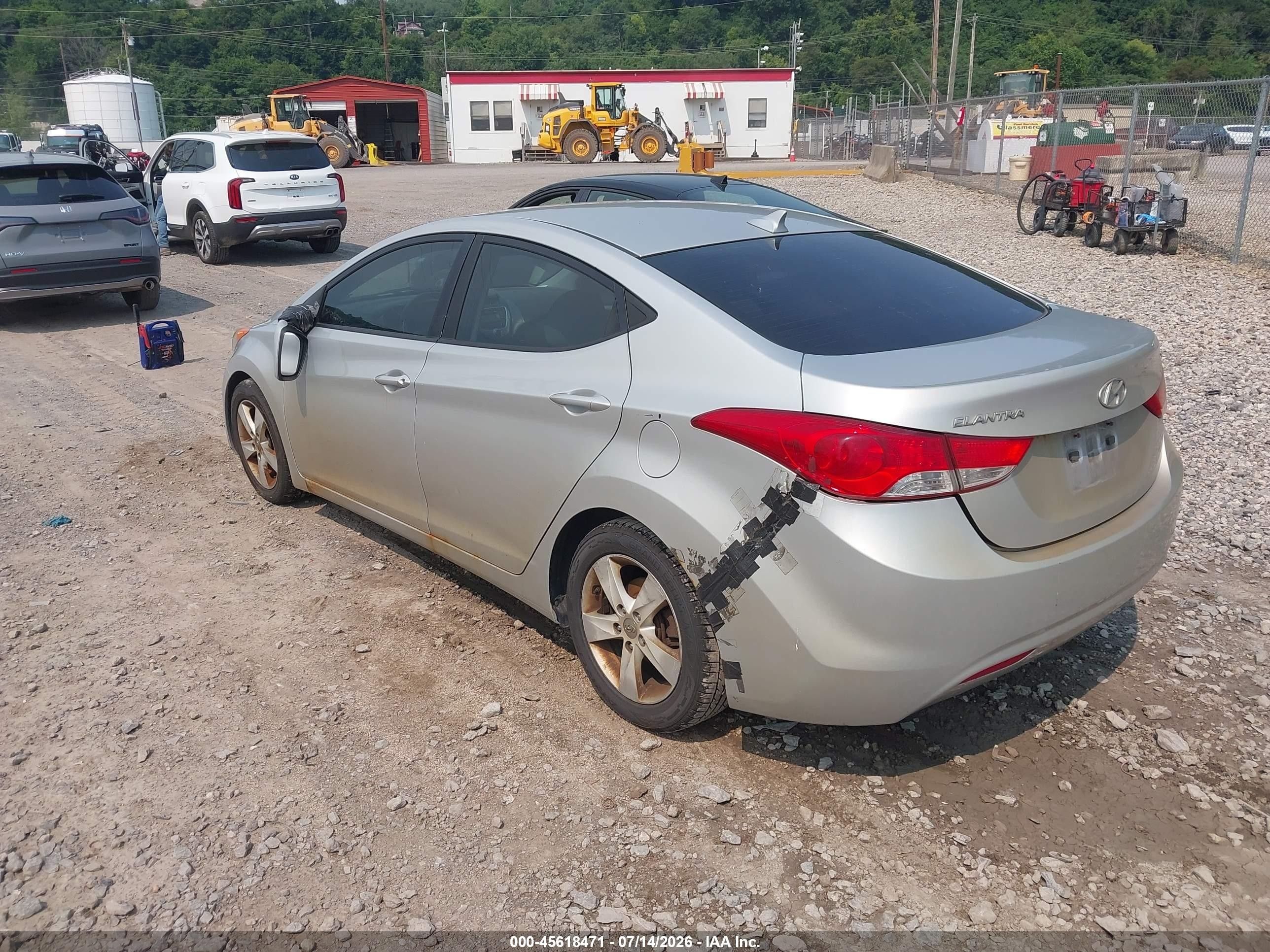 2012 Hyundai Elantra Gls (ulsan Plant) Silver vin: KMHDH4AE6CU240903