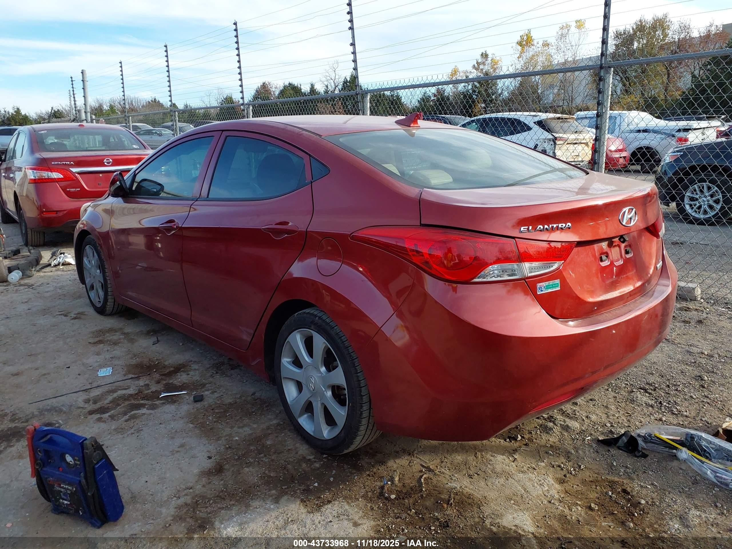 2012 Hyundai Elantra Limited (ulsan Plant) Red vin: KMHDH4AE6CU244885