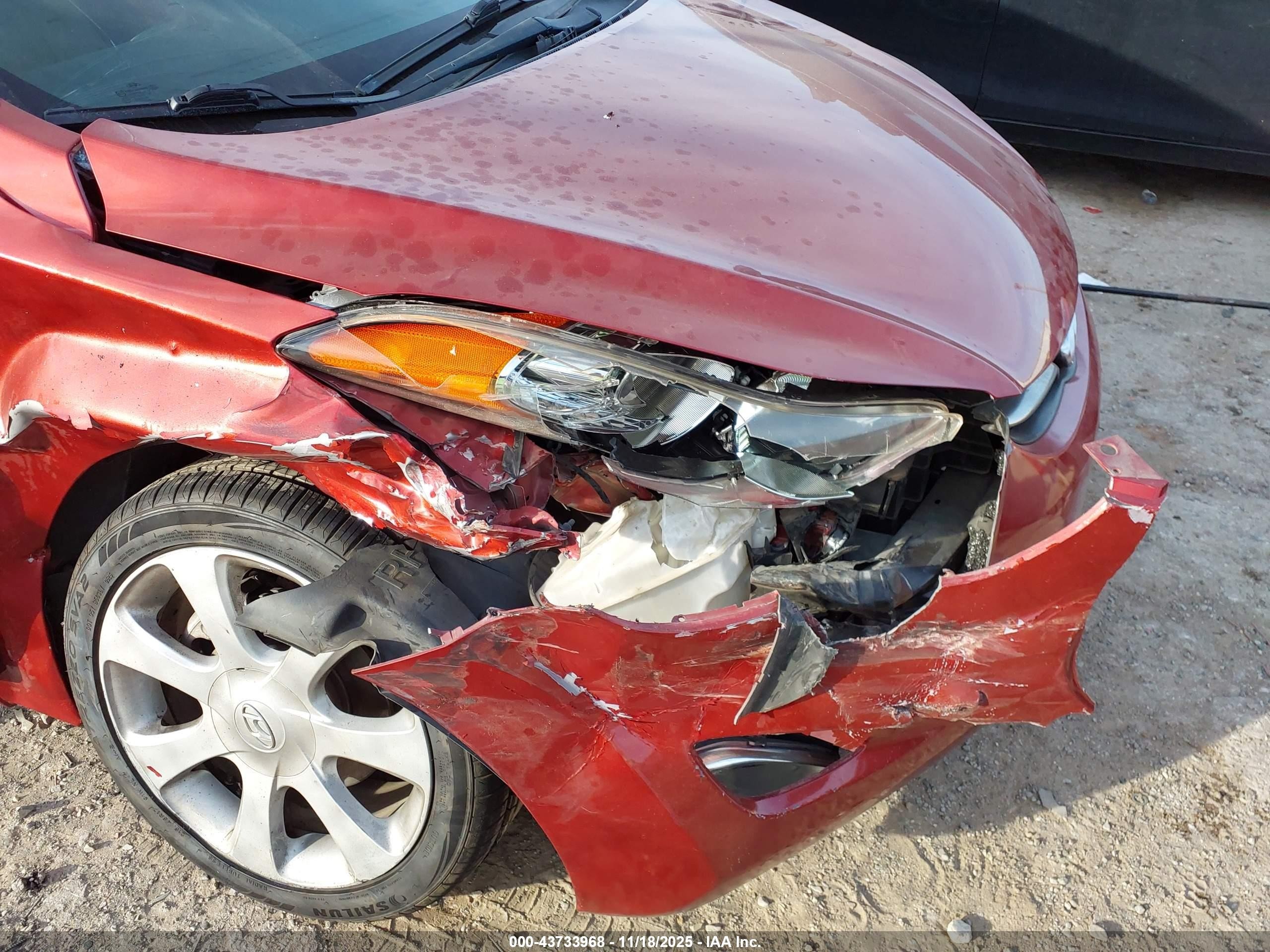 2012 Hyundai Elantra Limited (ulsan Plant) Red vin: KMHDH4AE6CU244885
