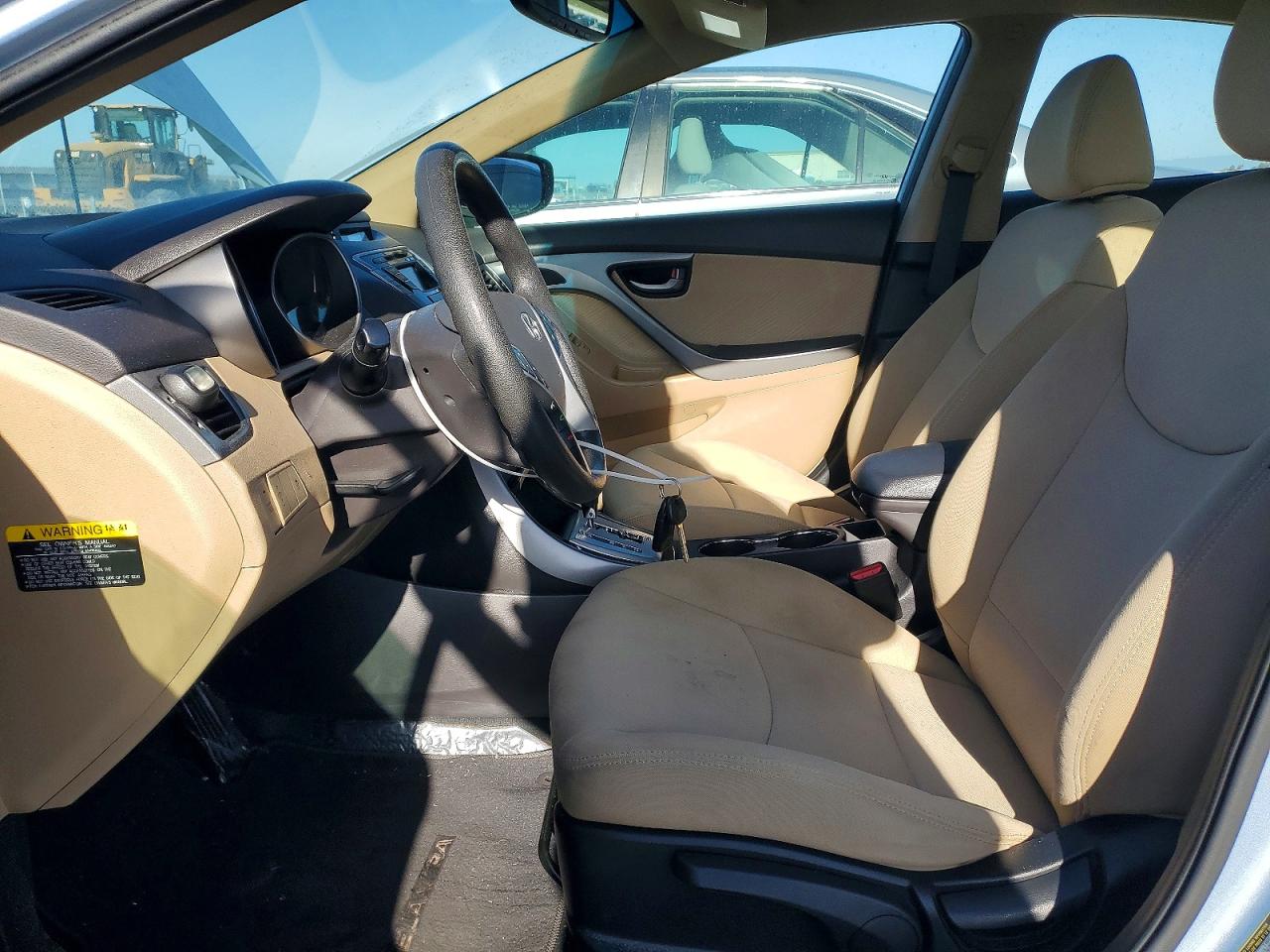 2012 Hyundai Elantra Gls Blue vin: KMHDH4AE6CU254865