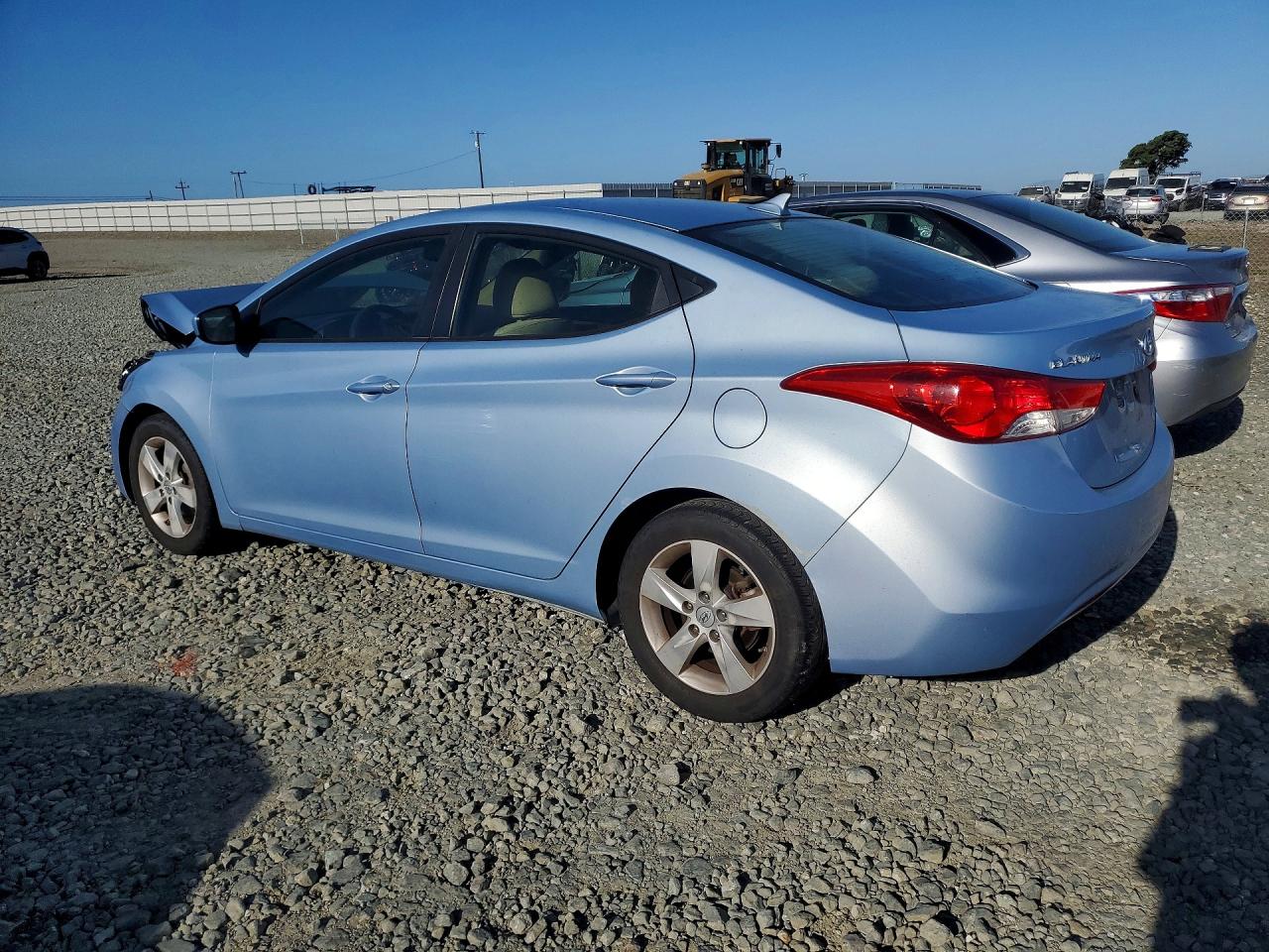 2012 Hyundai Elantra Gls Blue vin: KMHDH4AE6CU254865