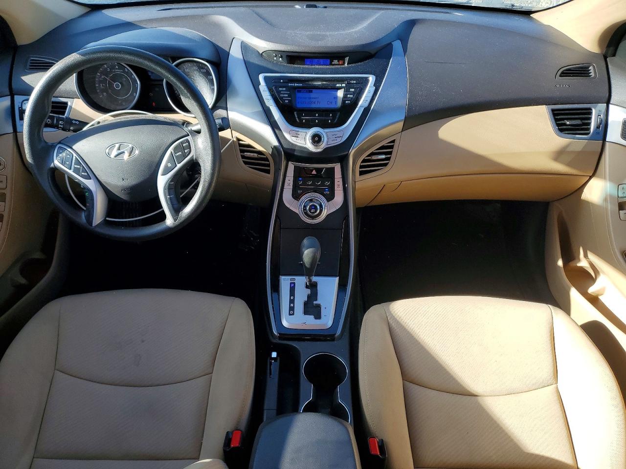 2012 Hyundai Elantra Gls Blue vin: KMHDH4AE6CU254865