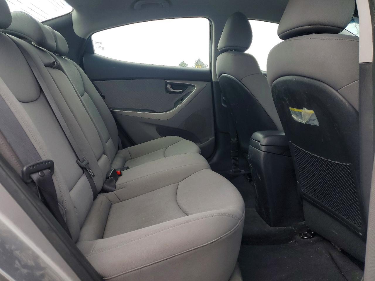 2012 Hyundai Elantra Gls Gray vin: KMHDH4AE6CU259757