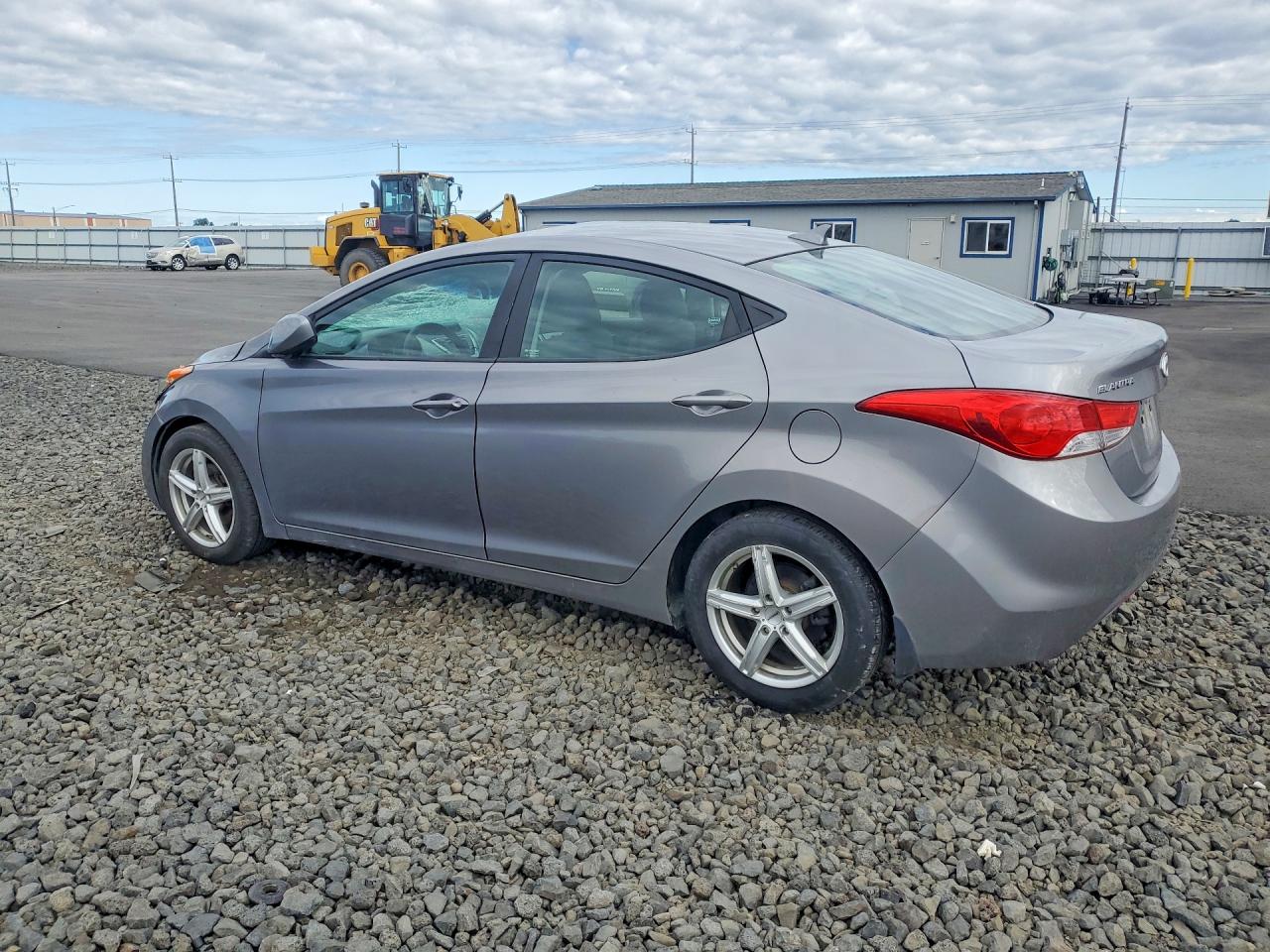 2012 Hyundai Elantra Gls Gray vin: KMHDH4AE6CU259757
