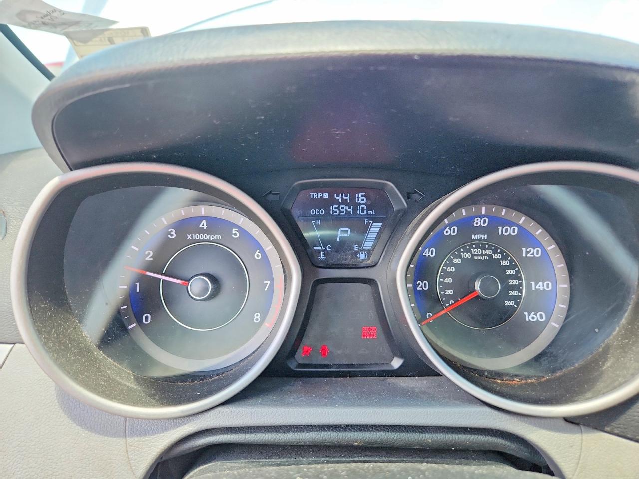 2012 Hyundai Elantra Limited Gray vin: KMHDH4AE6CU266269