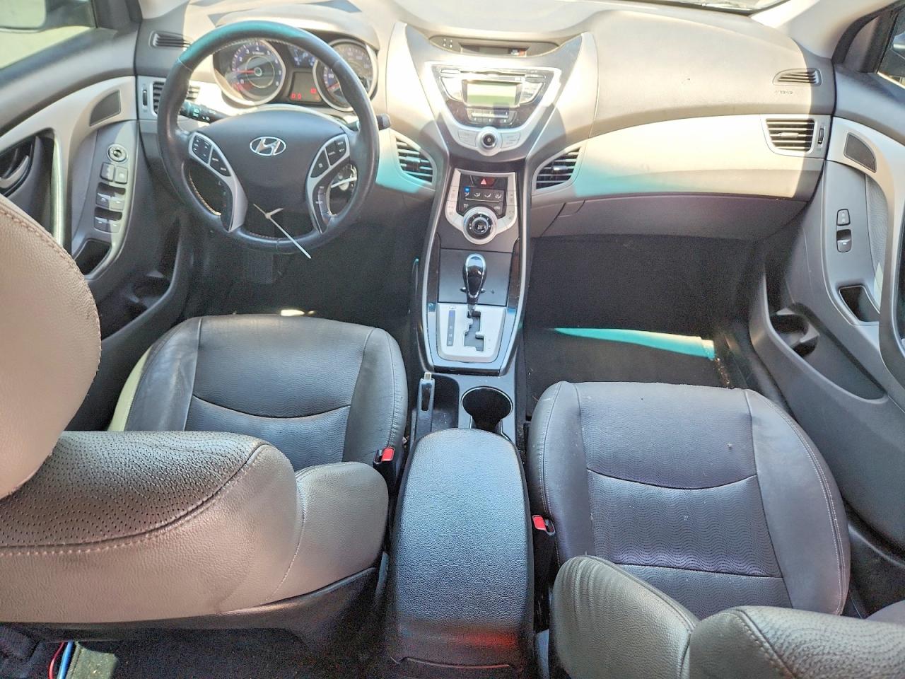 2012 Hyundai Elantra Limited Gray vin: KMHDH4AE6CU266269