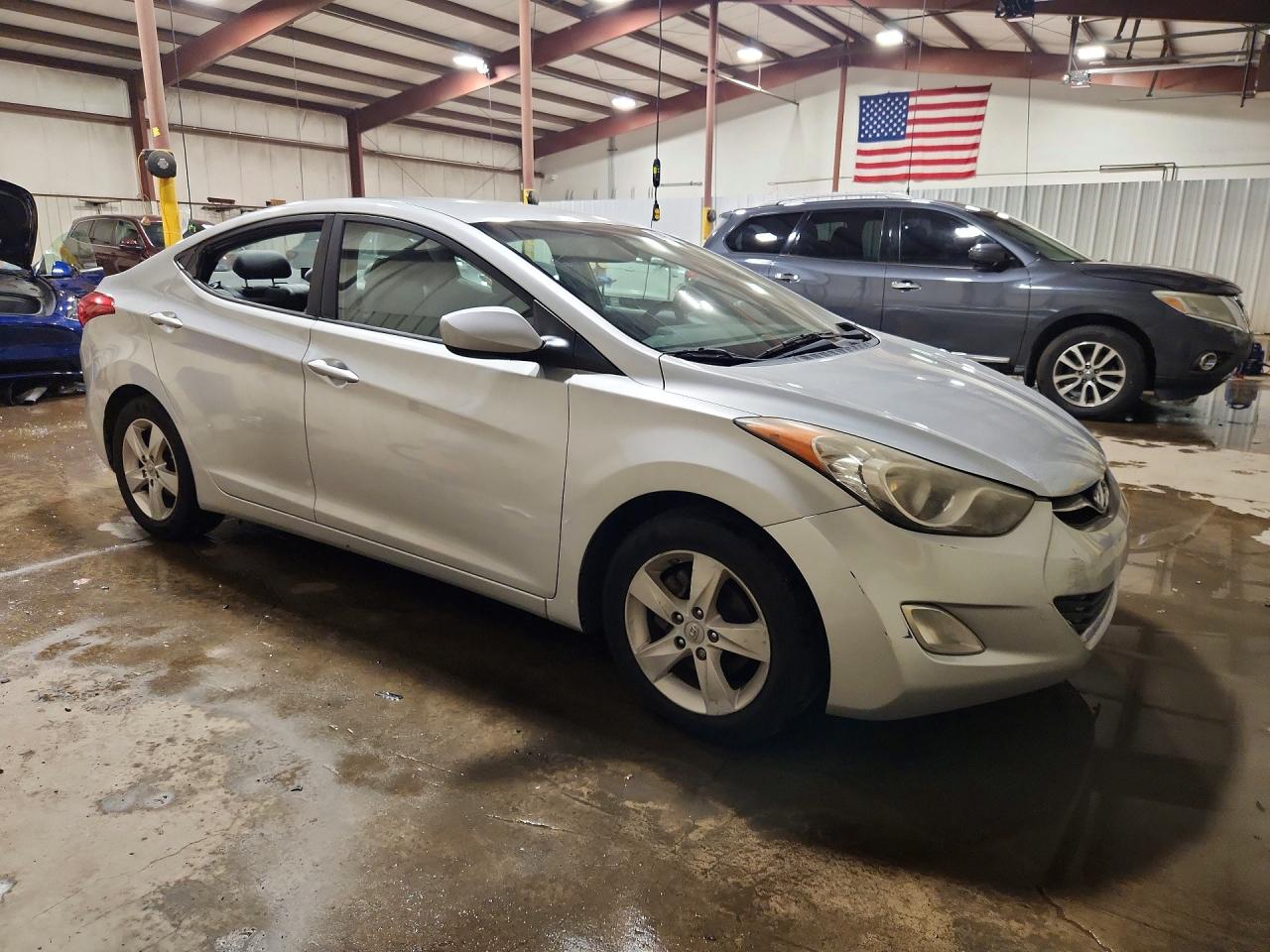 2012 Hyundai Elantra Gls Silver vin: KMHDH4AE6CU268667