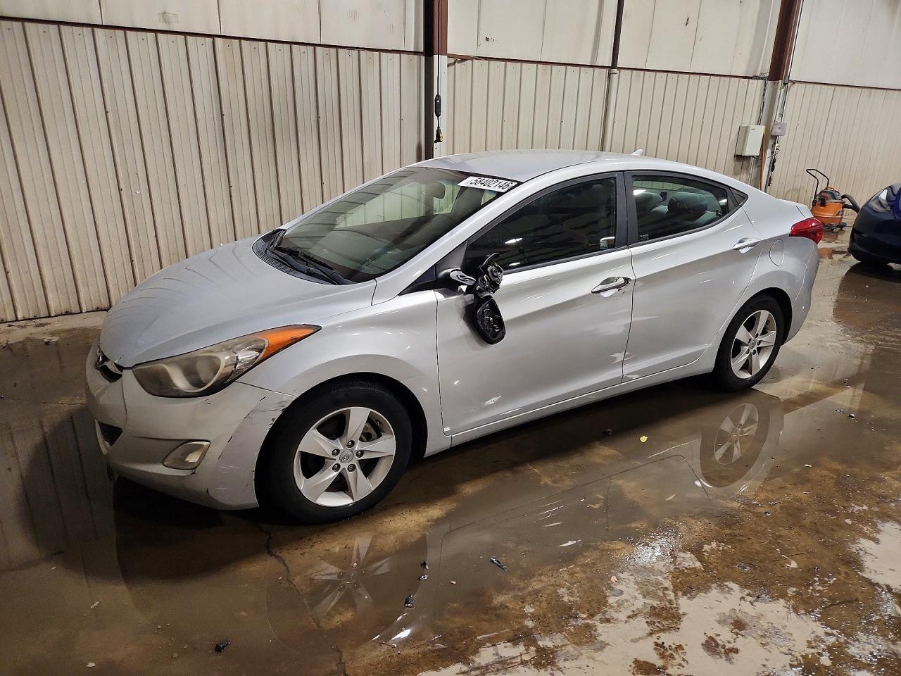 2012 Hyundai Elantra Gls Silver vin: KMHDH4AE6CU268667