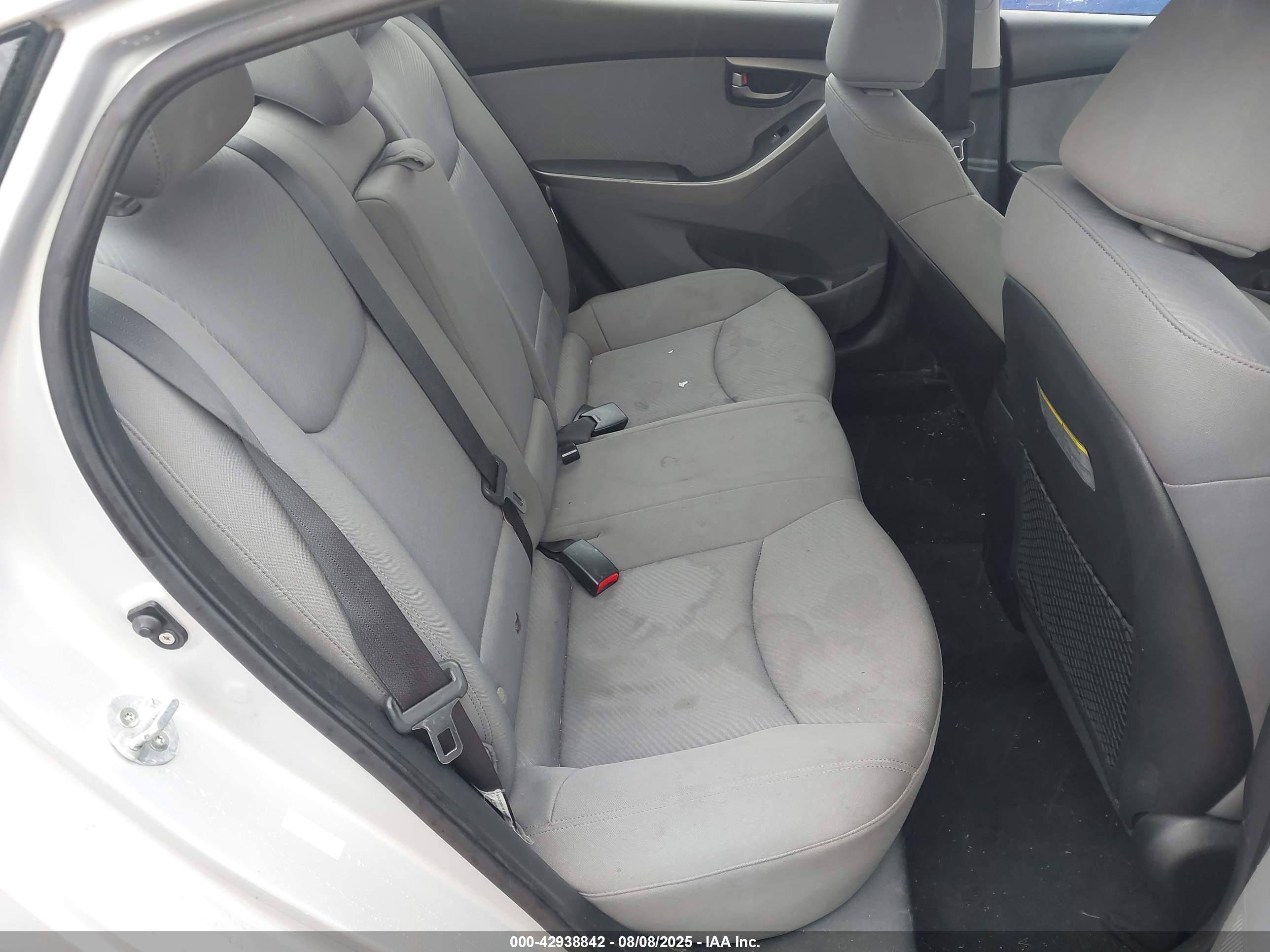 2012 Hyundai Elantra Gls (ulsan Plant) Серебряный vin: KMHDH4AE6CU281645